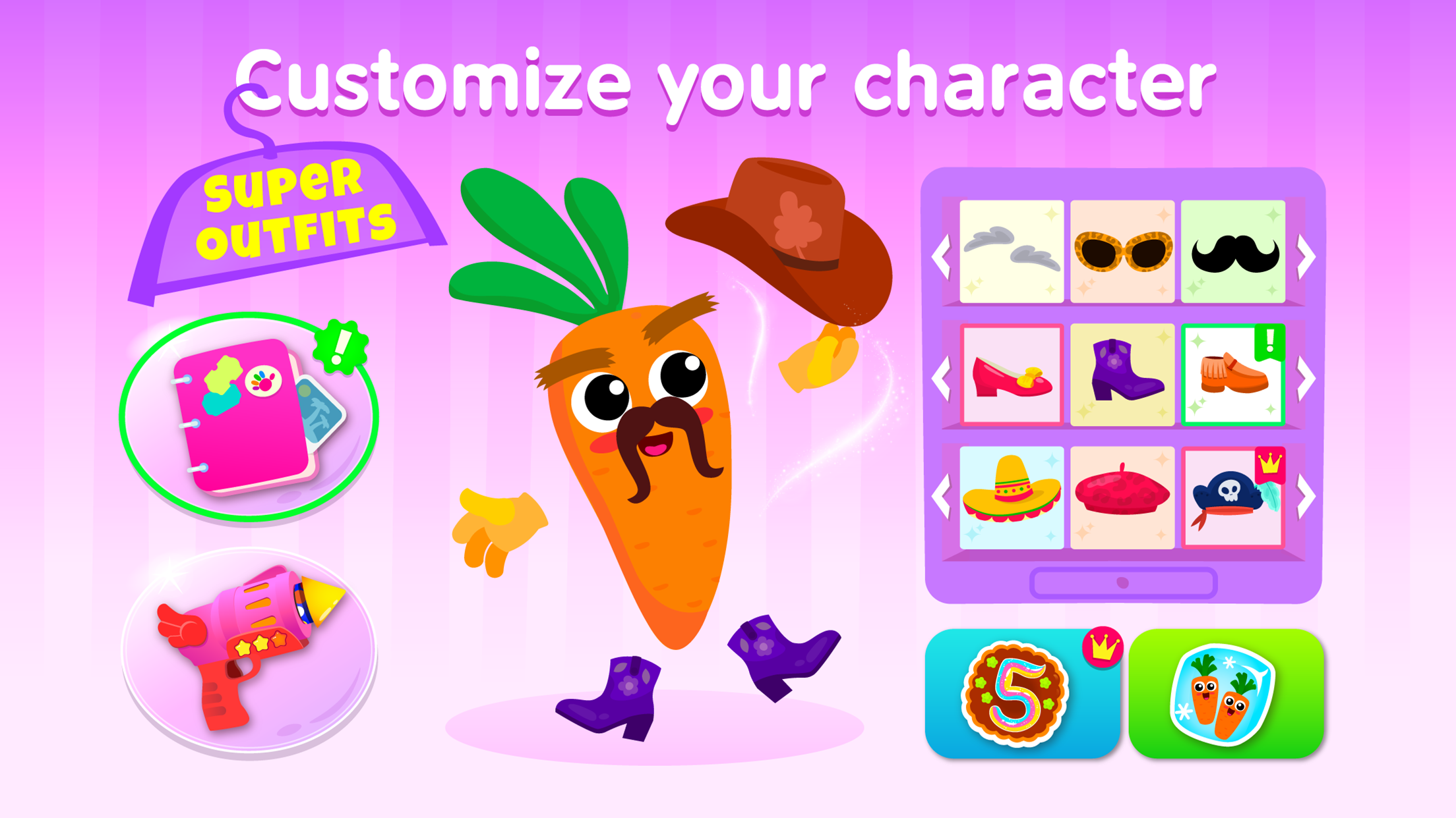 اسکرین شات 5 بازی Kids Food Games for 2 Year Old