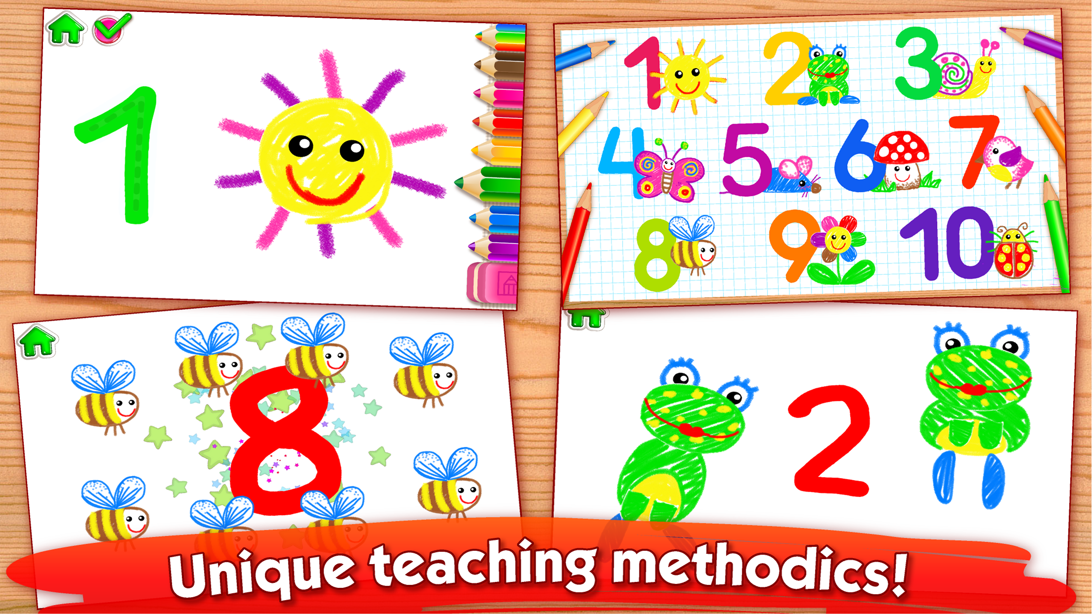 اسکرین شات 2 برنامه 123 Draw Kids! Toddler drawing