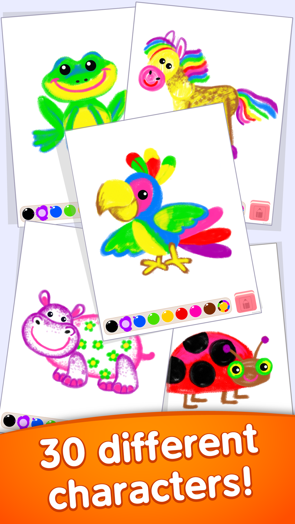 اسکرین شات 5 بازی Bini Drawing games for kids