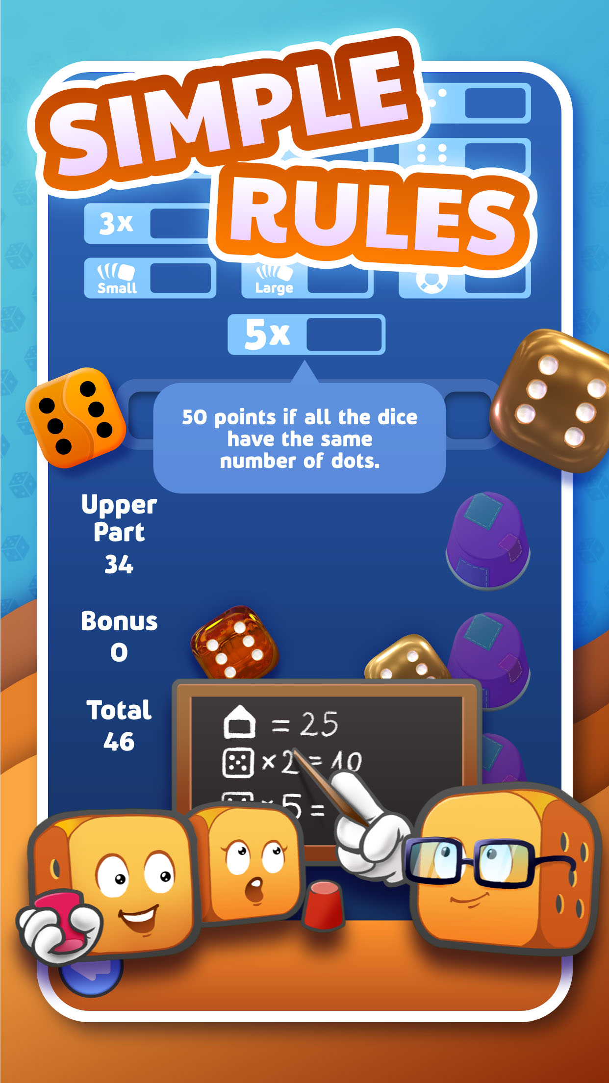 اسکرین شات 4 بازی Dice Clubs® Classic Dice Game