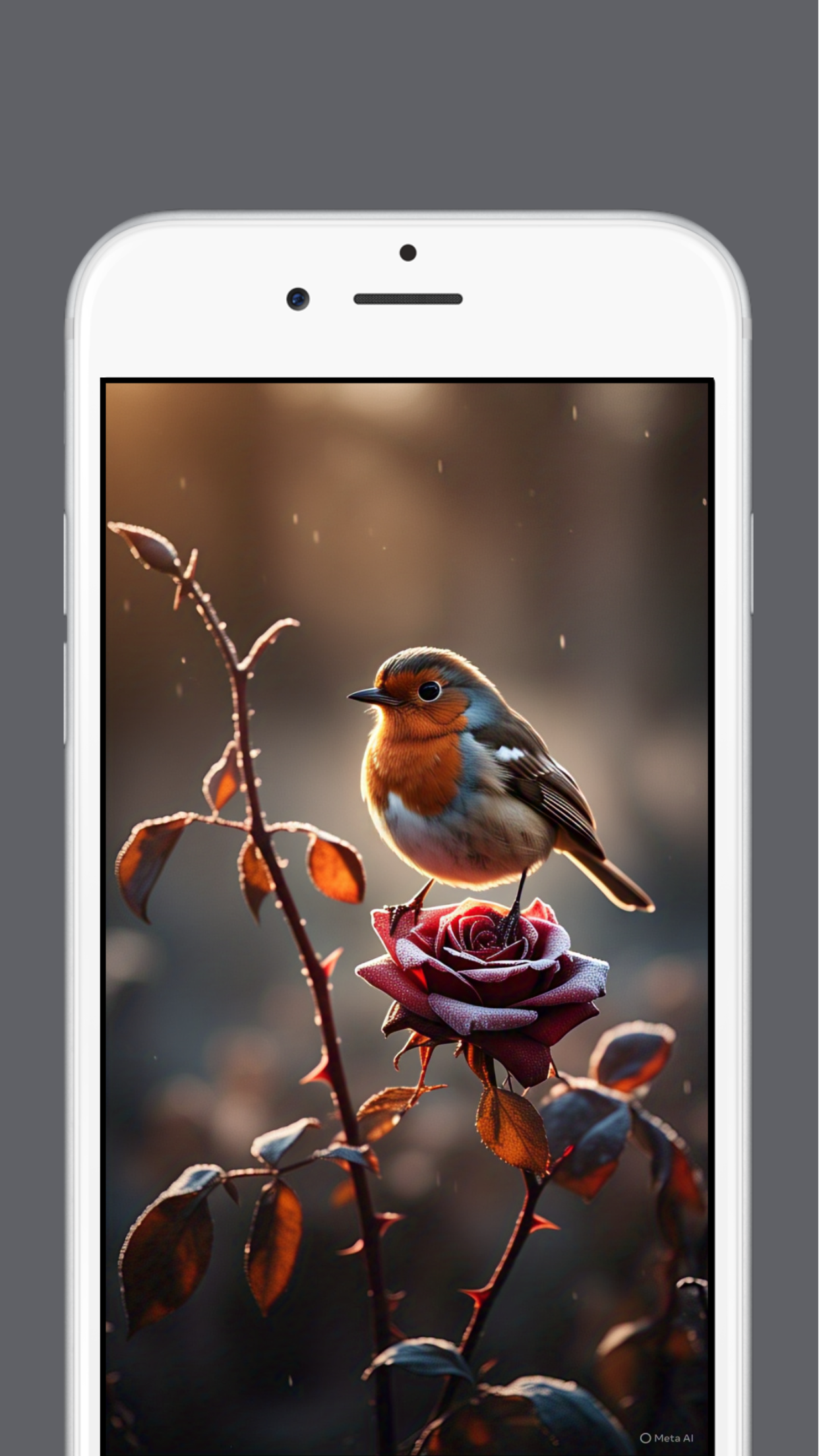 اسکرین شات 1 برنامه Birds and Flowers Wallpapers