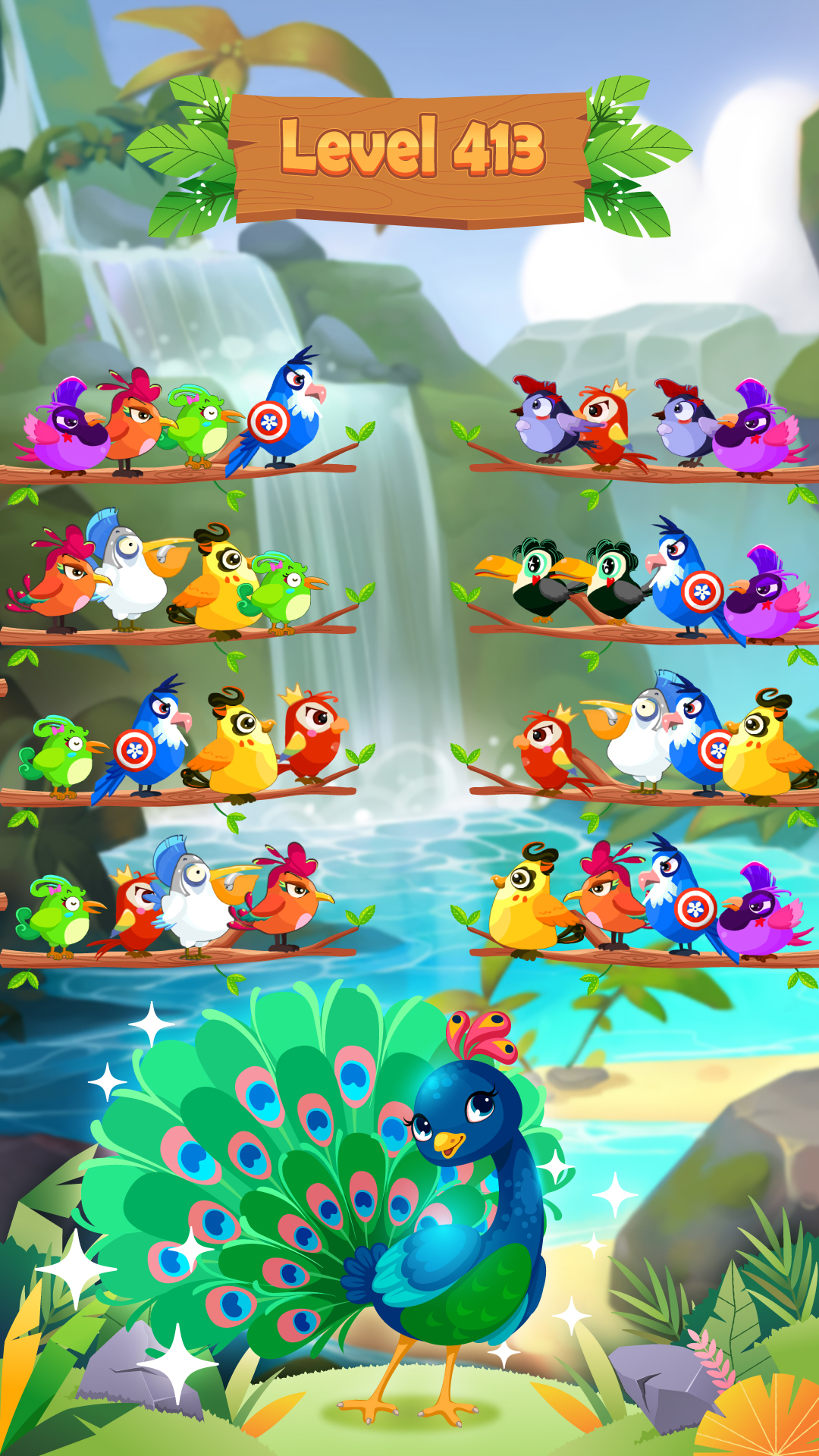 اسکرین شات 7 بازی Bird Sort Puzzle: Color Sort