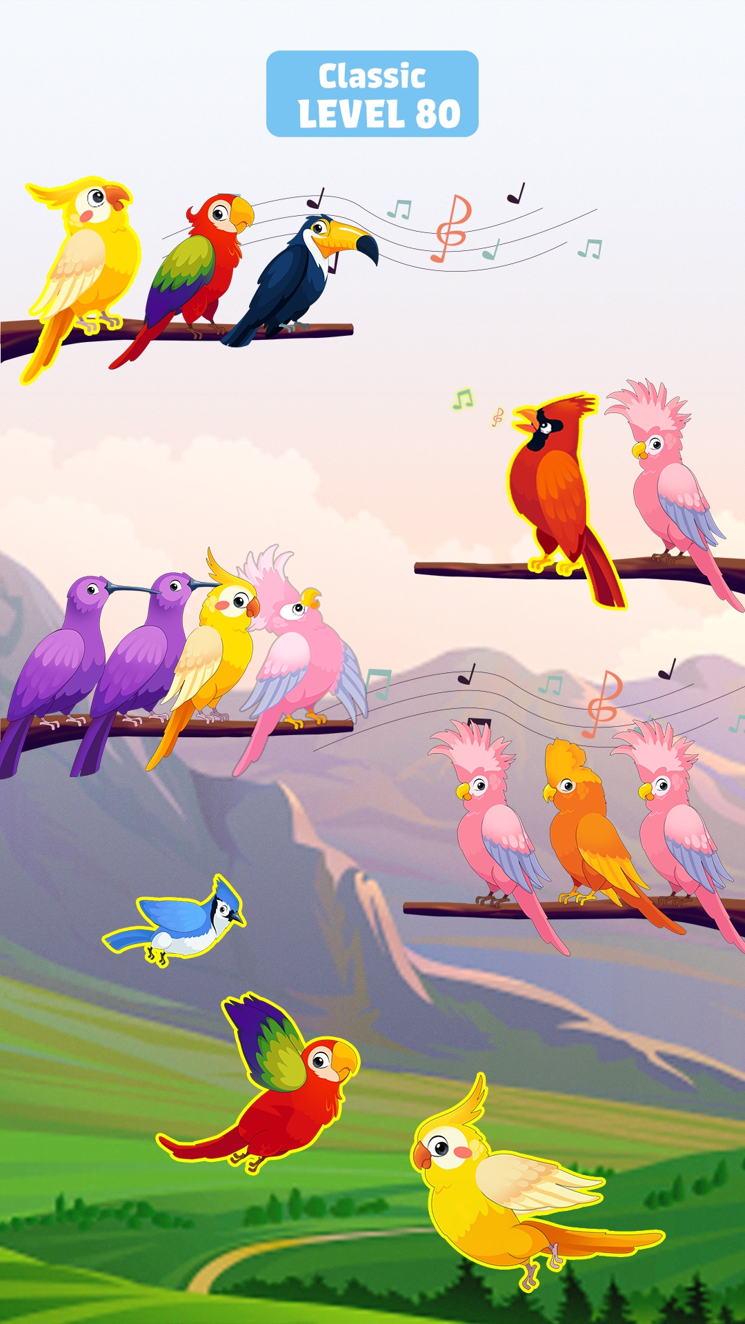 اسکرین شات 7 بازی Bird Sort - Color Birds Game