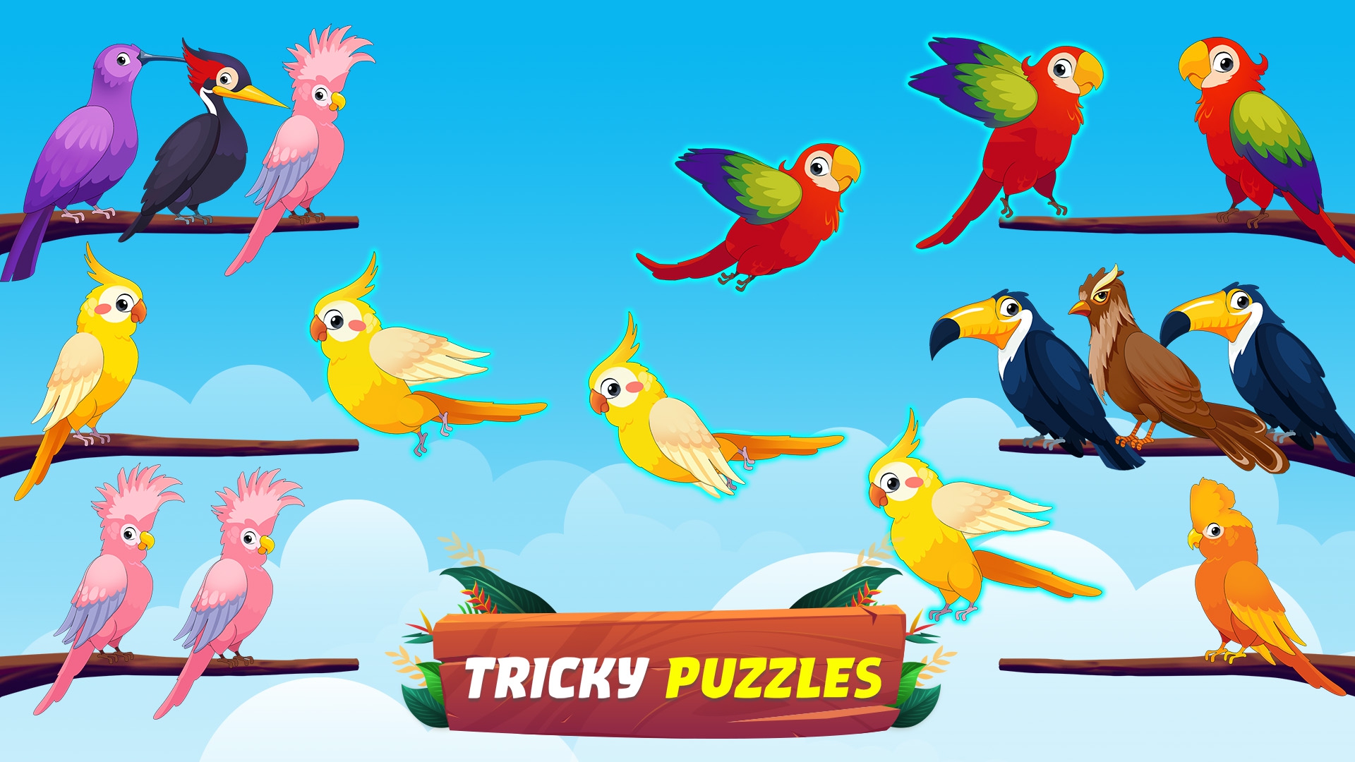 اسکرین شات 6 بازی Bird Sort - Color Birds Game