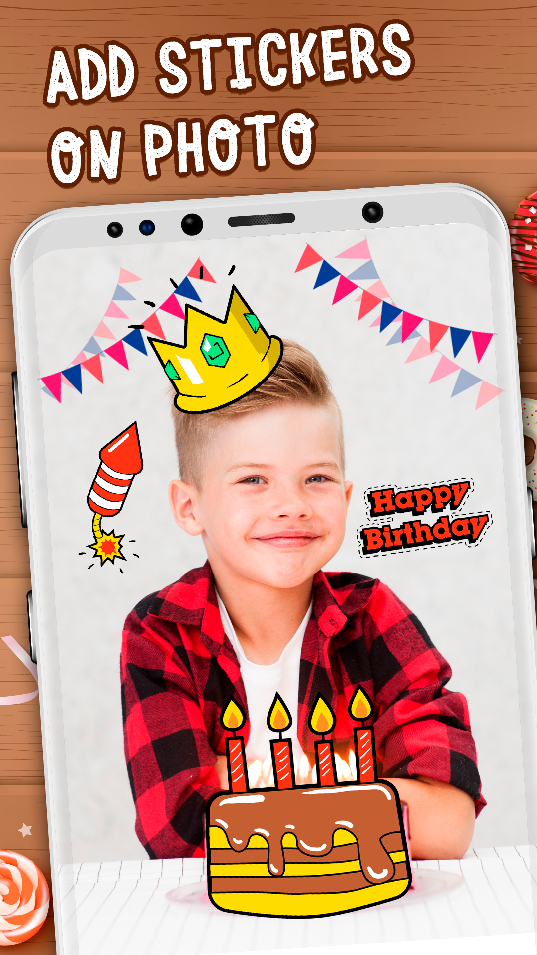 اسکرین شات 4 برنامه Birthday cards - Photo frames