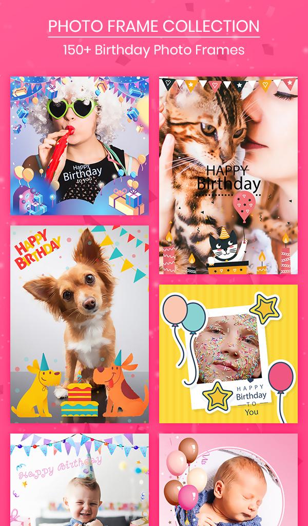 اسکرین شات 3 برنامه Birthday Photo Frame