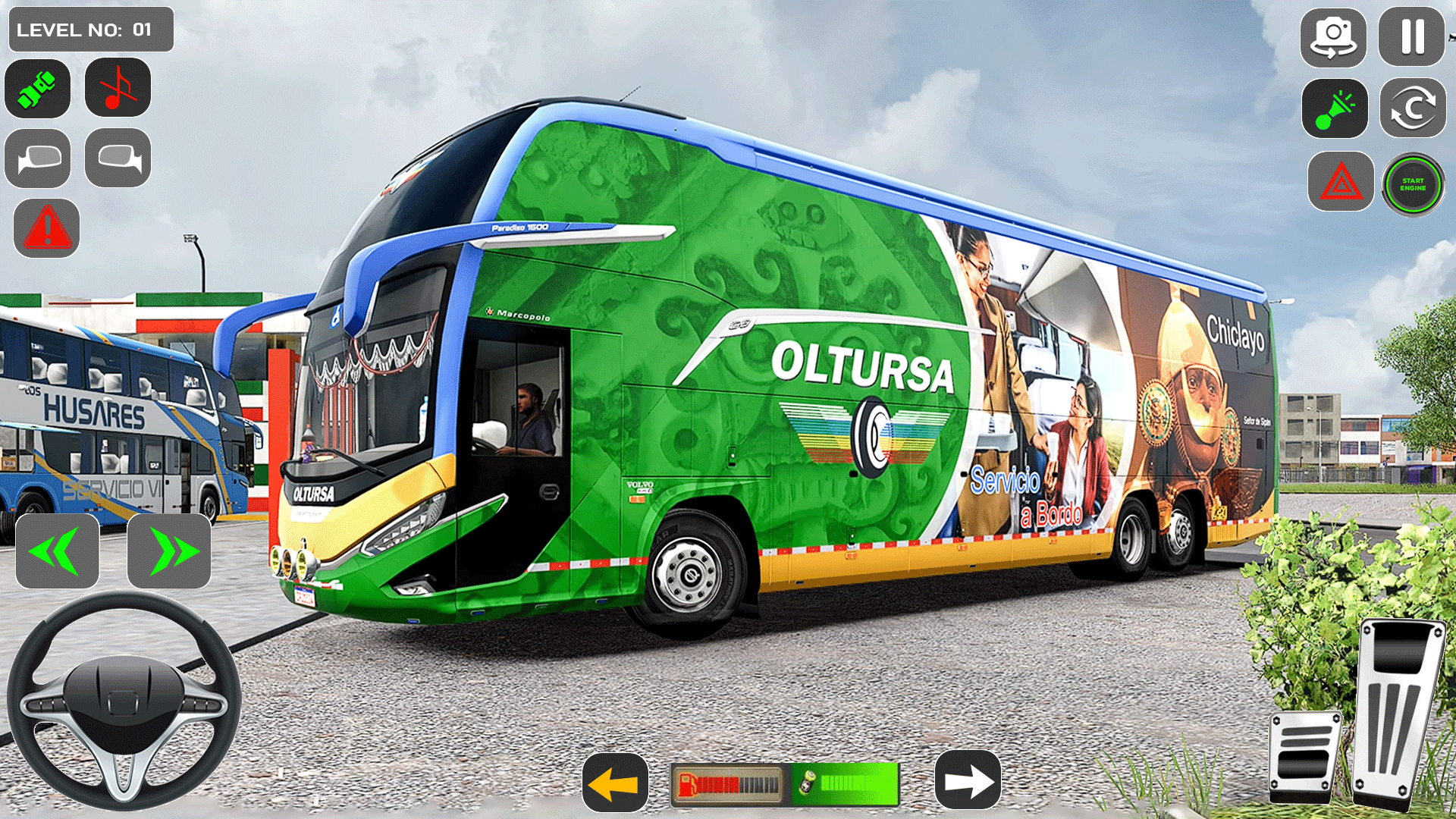 اسکرین شات 3 بازی Bus Driver Game City Coach Bus