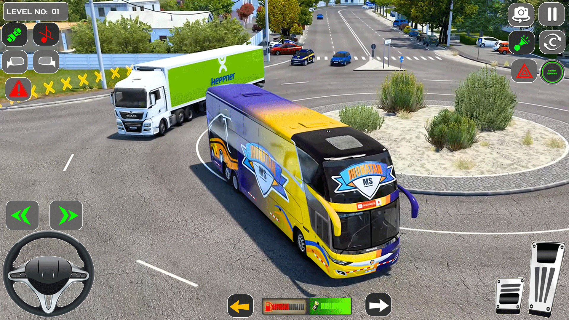 اسکرین شات 4 بازی Bus Driver Game City Coach Bus