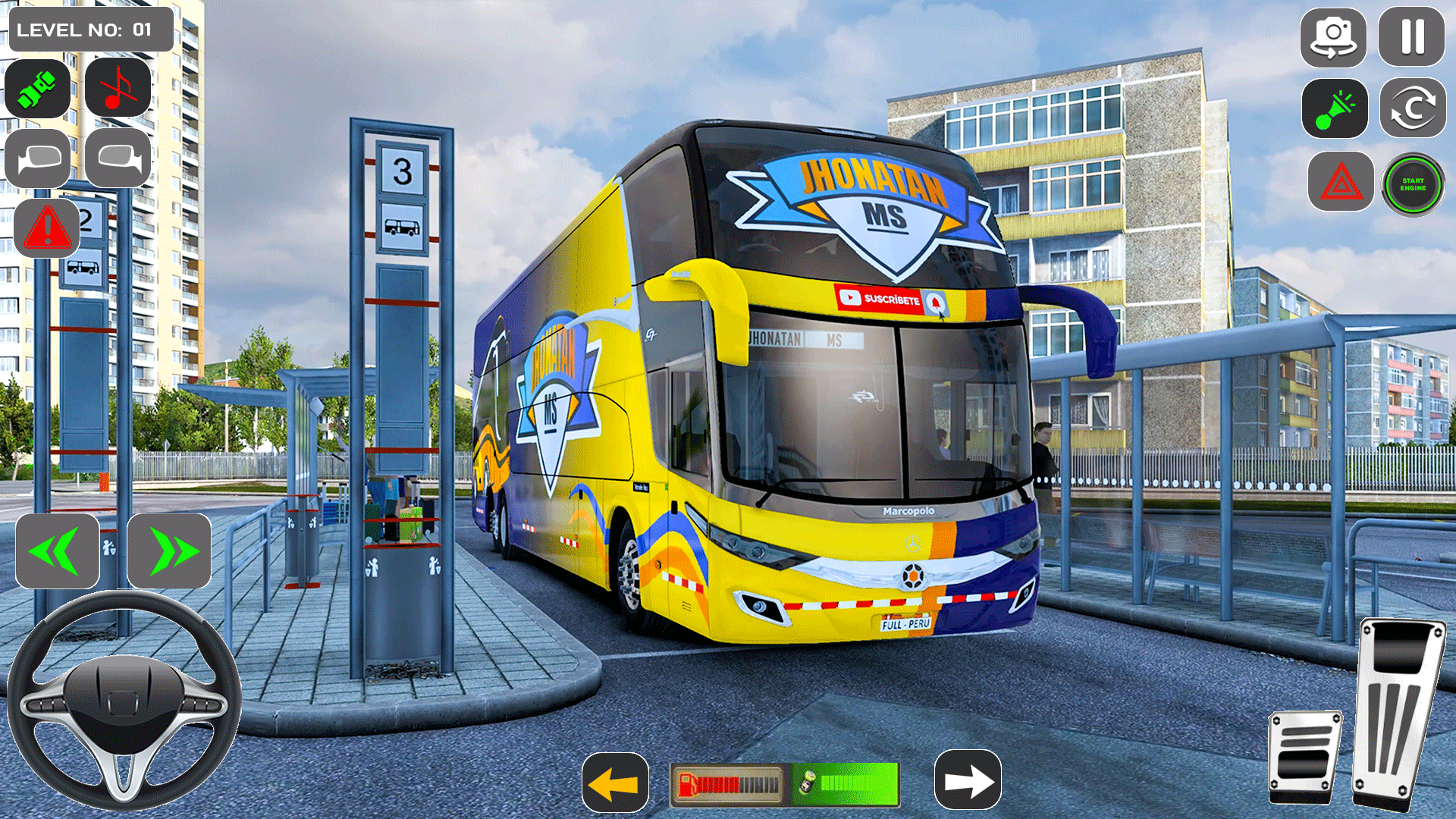 اسکرین شات 1 بازی Bus Driver Game City Coach Bus
