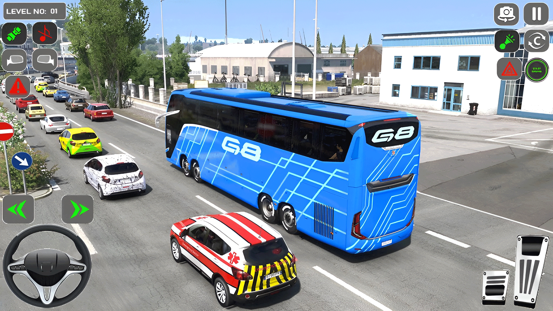 اسکرین شات 1 بازی Bus Driver Game City Coach Bus