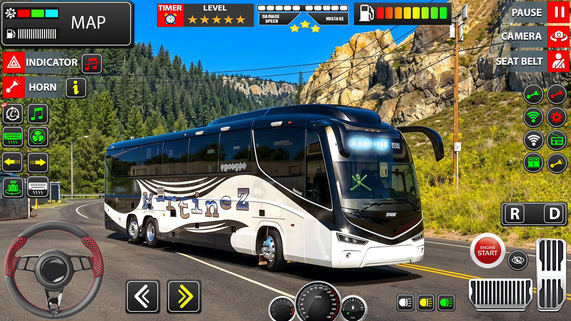 اسکرین شات 1 بازی City Bus Games Simulator 3D