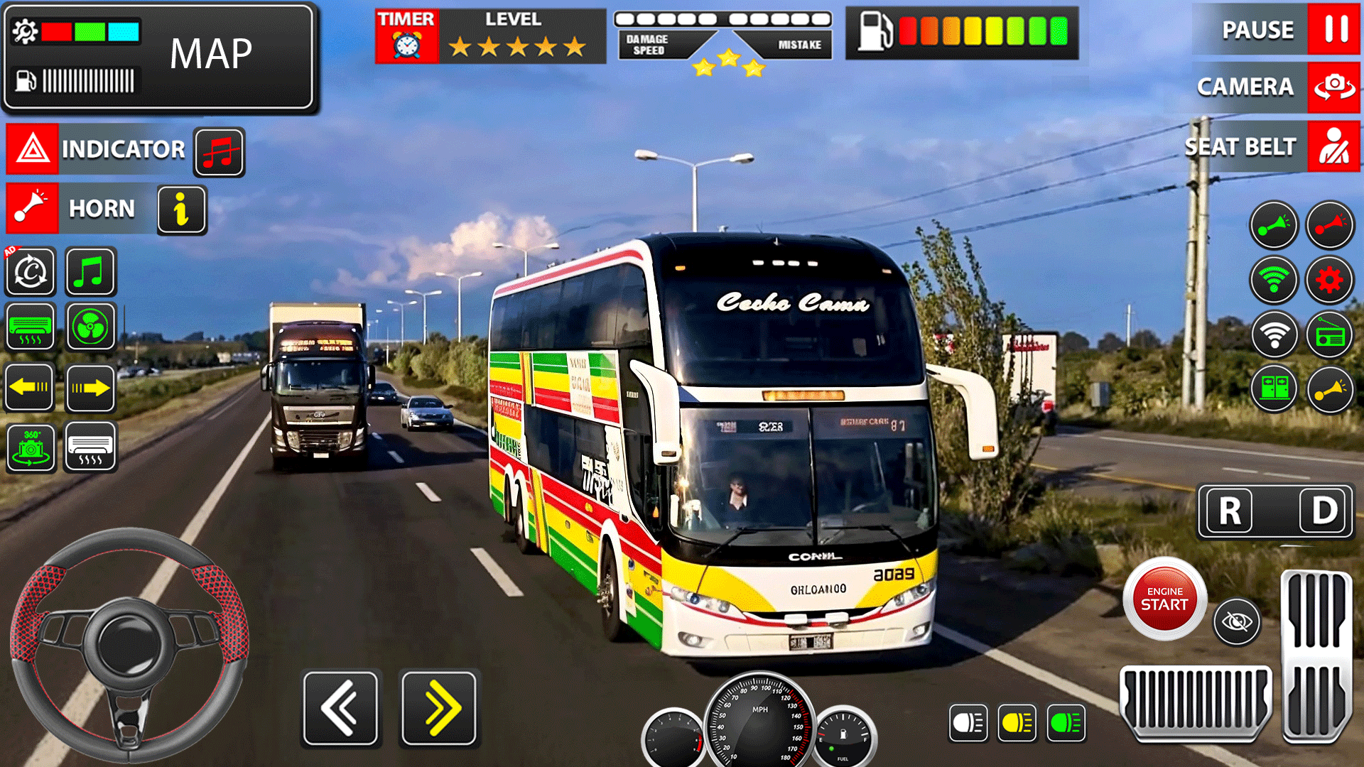 اسکرین شات 3 بازی City Bus Games Simulator 3D