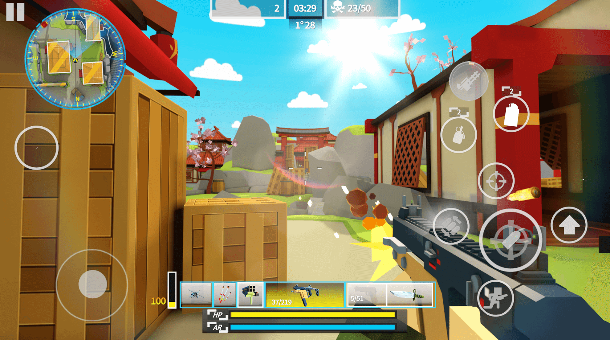 اسکرین شات 1 بازی Bit Gun FPS: Online Shooting