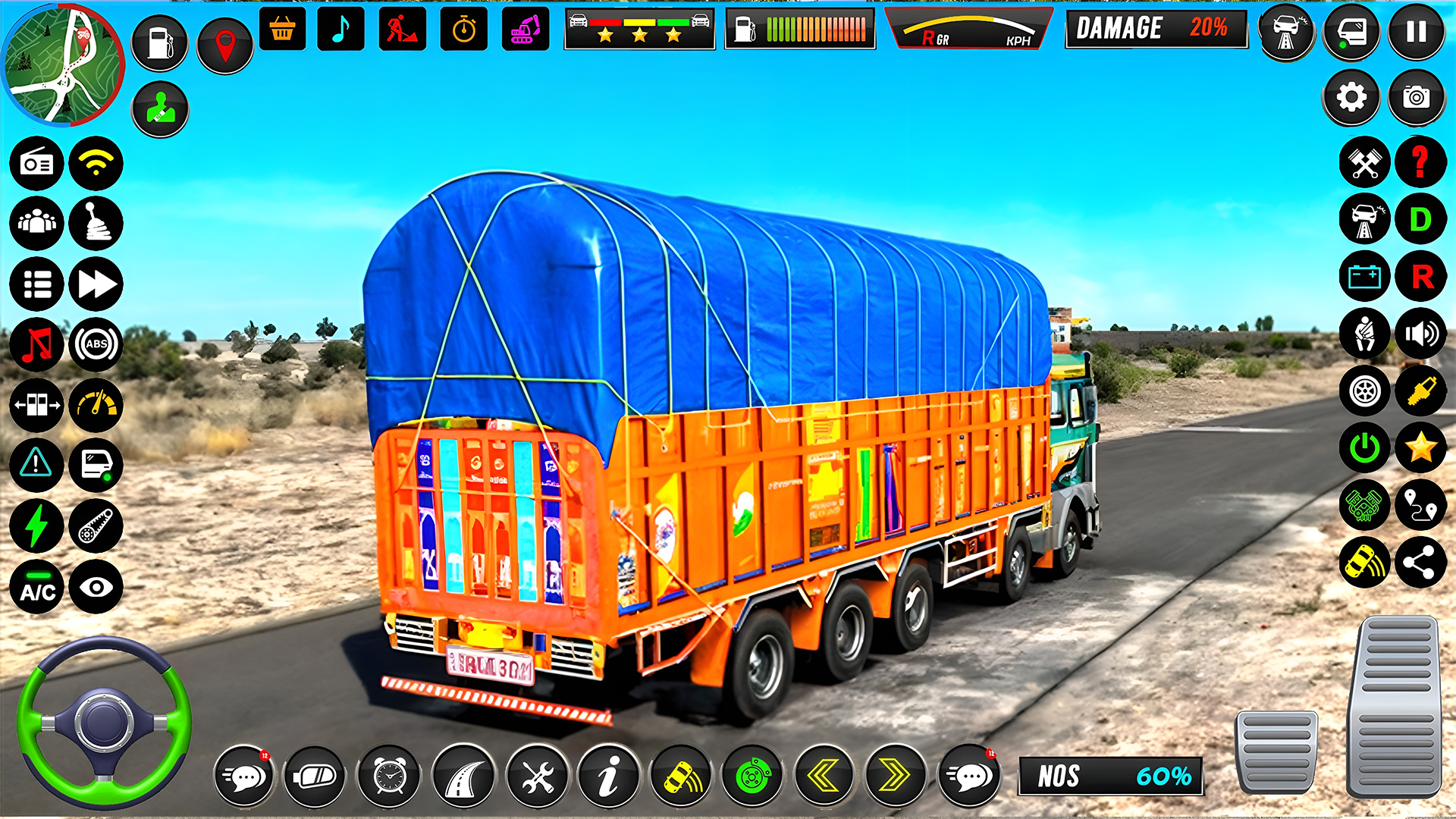 اسکرین شات 2 بازی Truck Driving Indian Truck 3D