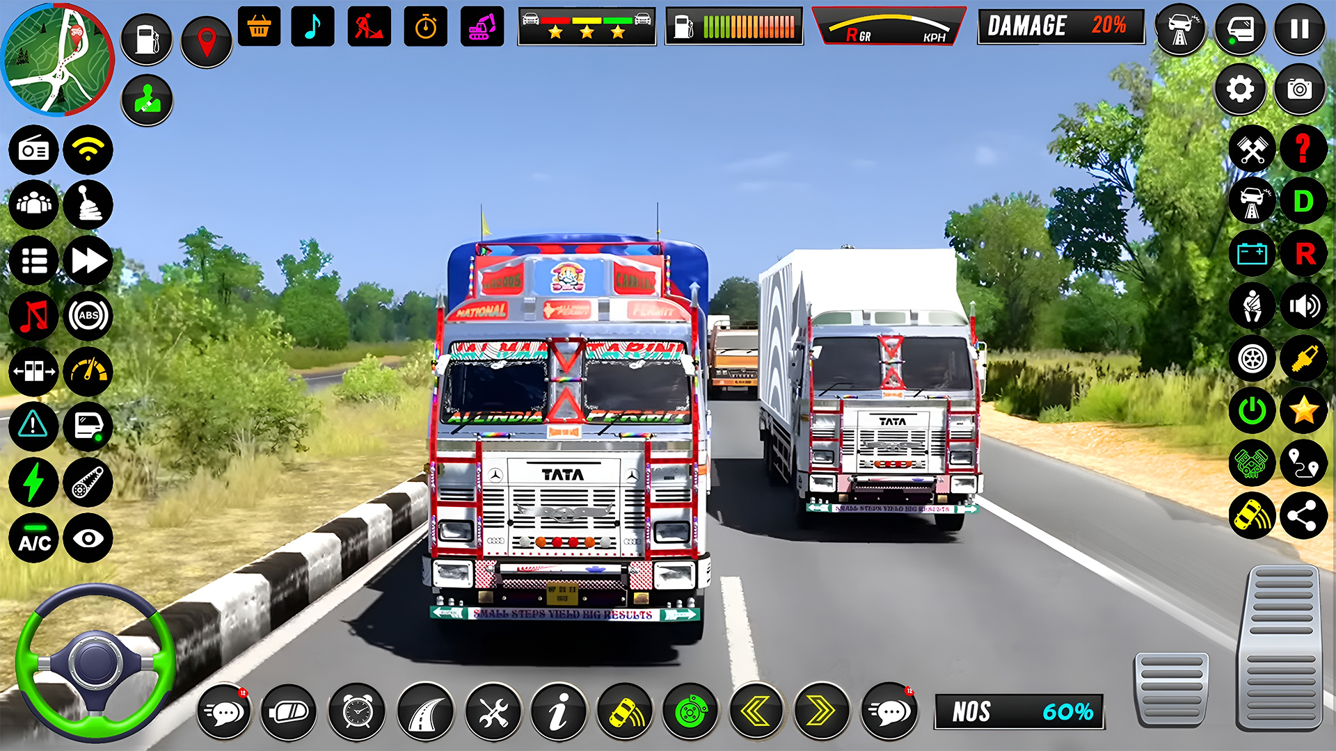اسکرین شات 3 بازی Truck Driving Indian Truck 3D