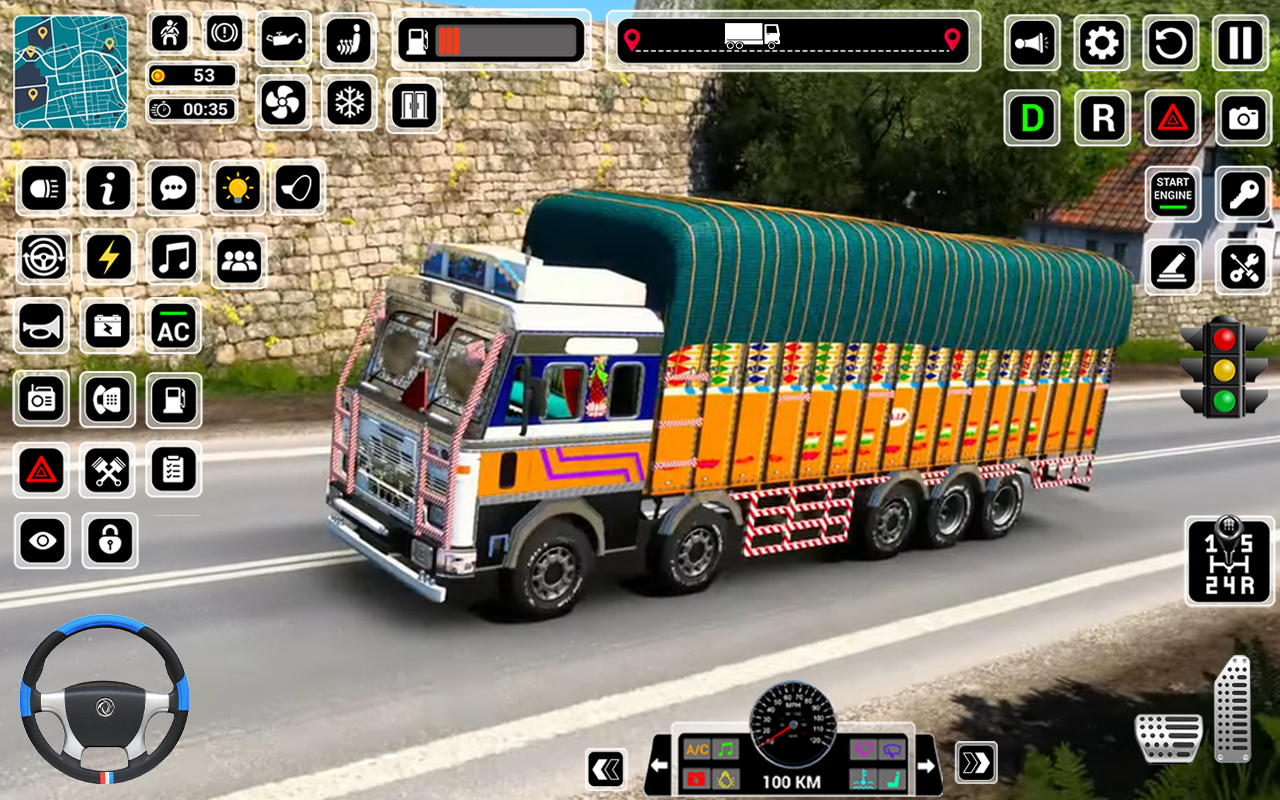 دانلود بازی Us Truck Game Simulator 3d برای اندروید مایکت