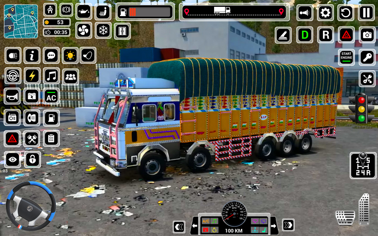 دانلود بازی Us Truck Game Simulator 3d برای اندروید مایکت