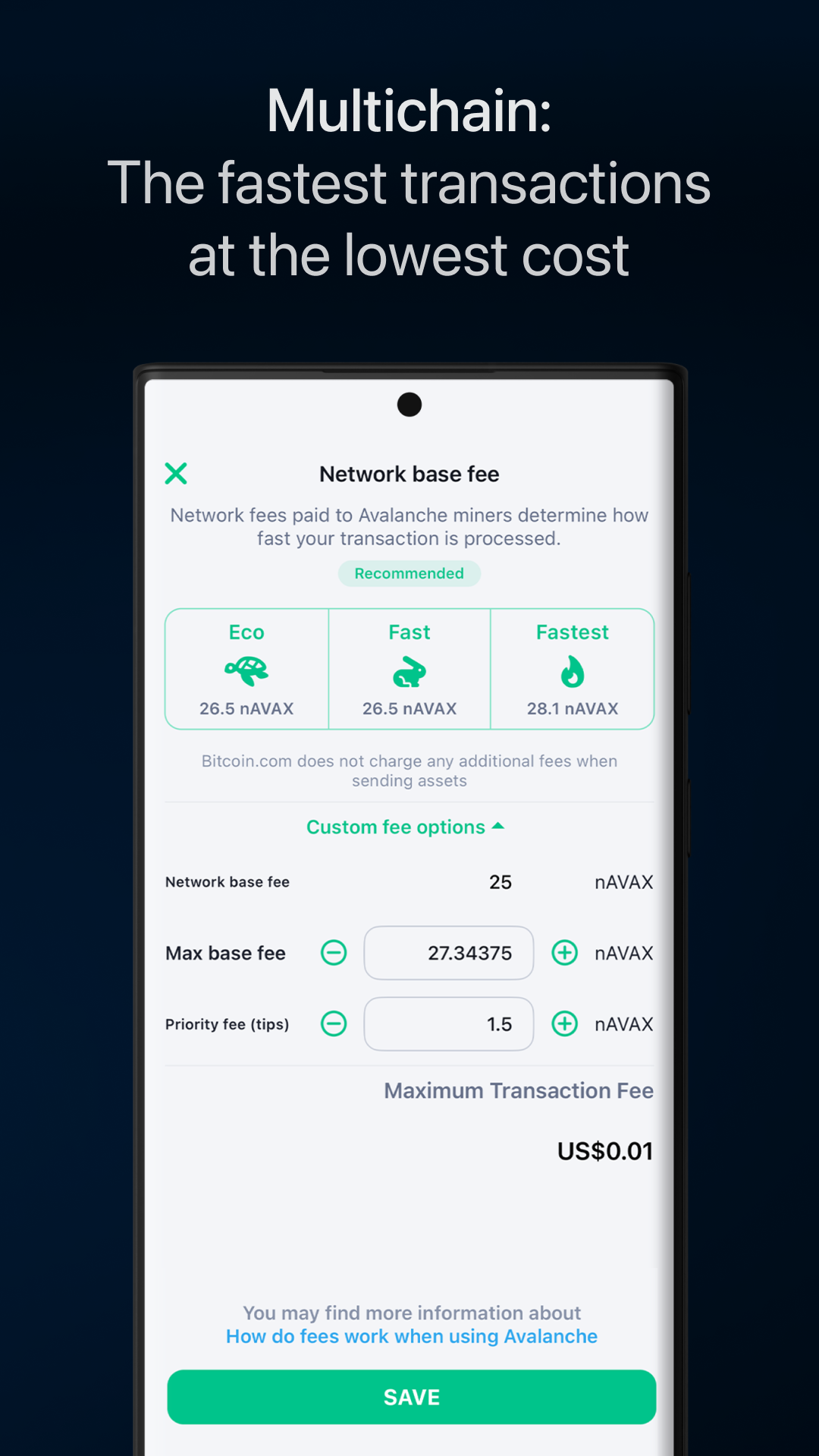 اسکرین شات 7 برنامه Bitcoin & Crypto DeFi Wallet