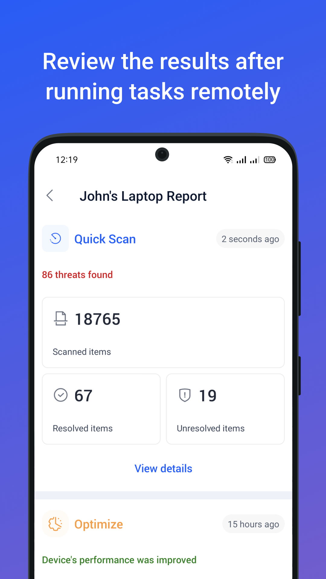 اسکرین شات 8 برنامه Bitdefender Central