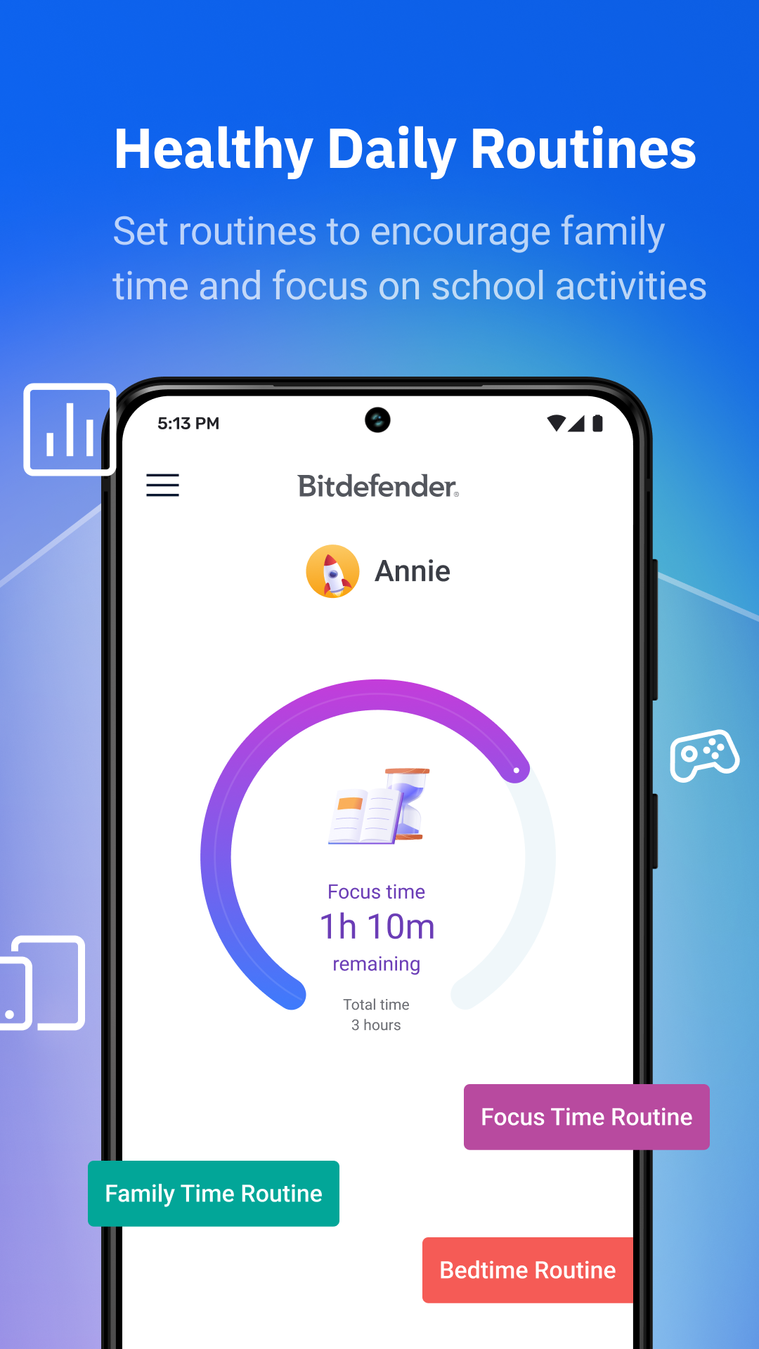 اسکرین شات 2 برنامه Bitdefender Parental Control