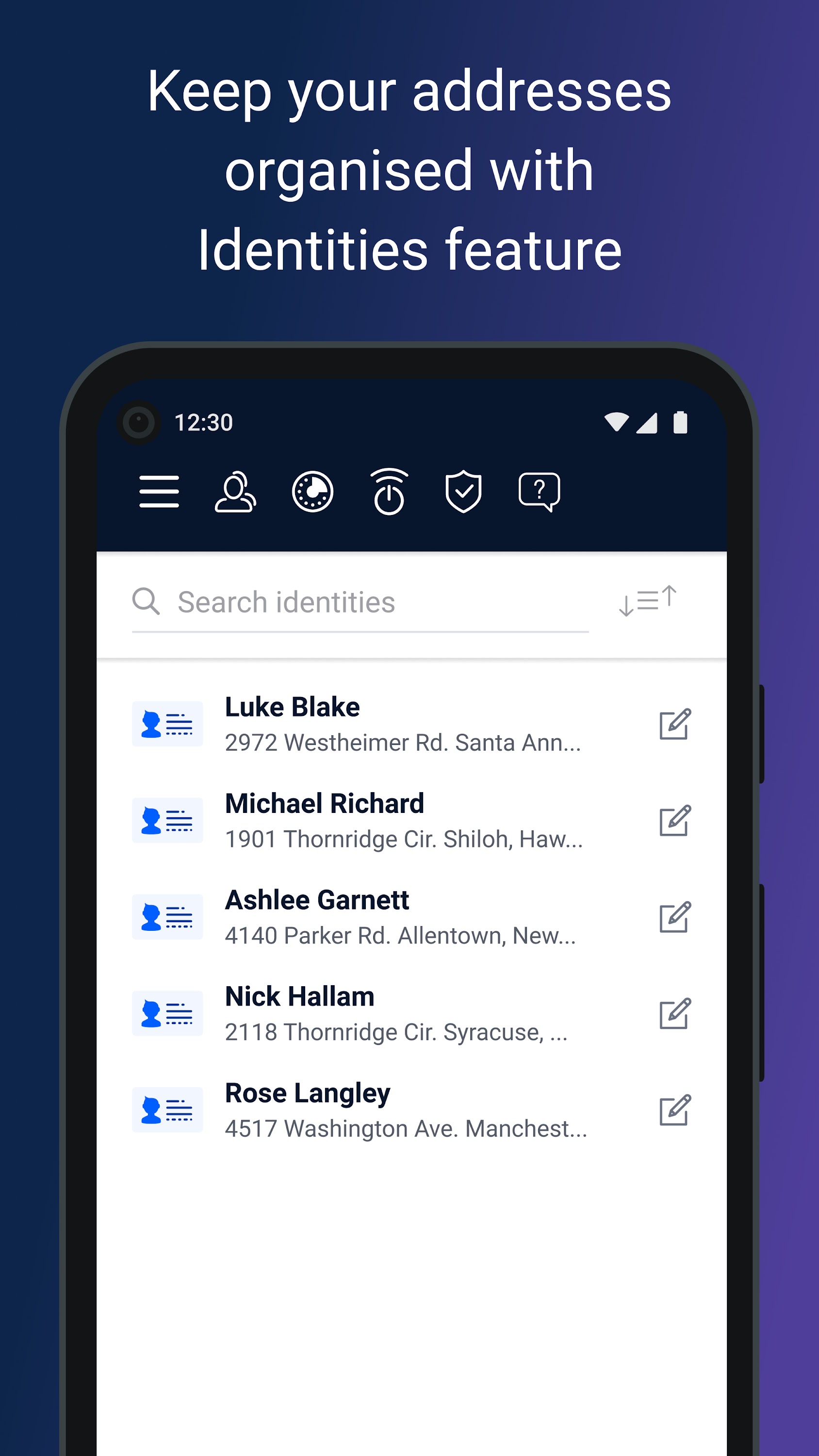 اسکرین شات 2 برنامه Bitdefender Password Manager