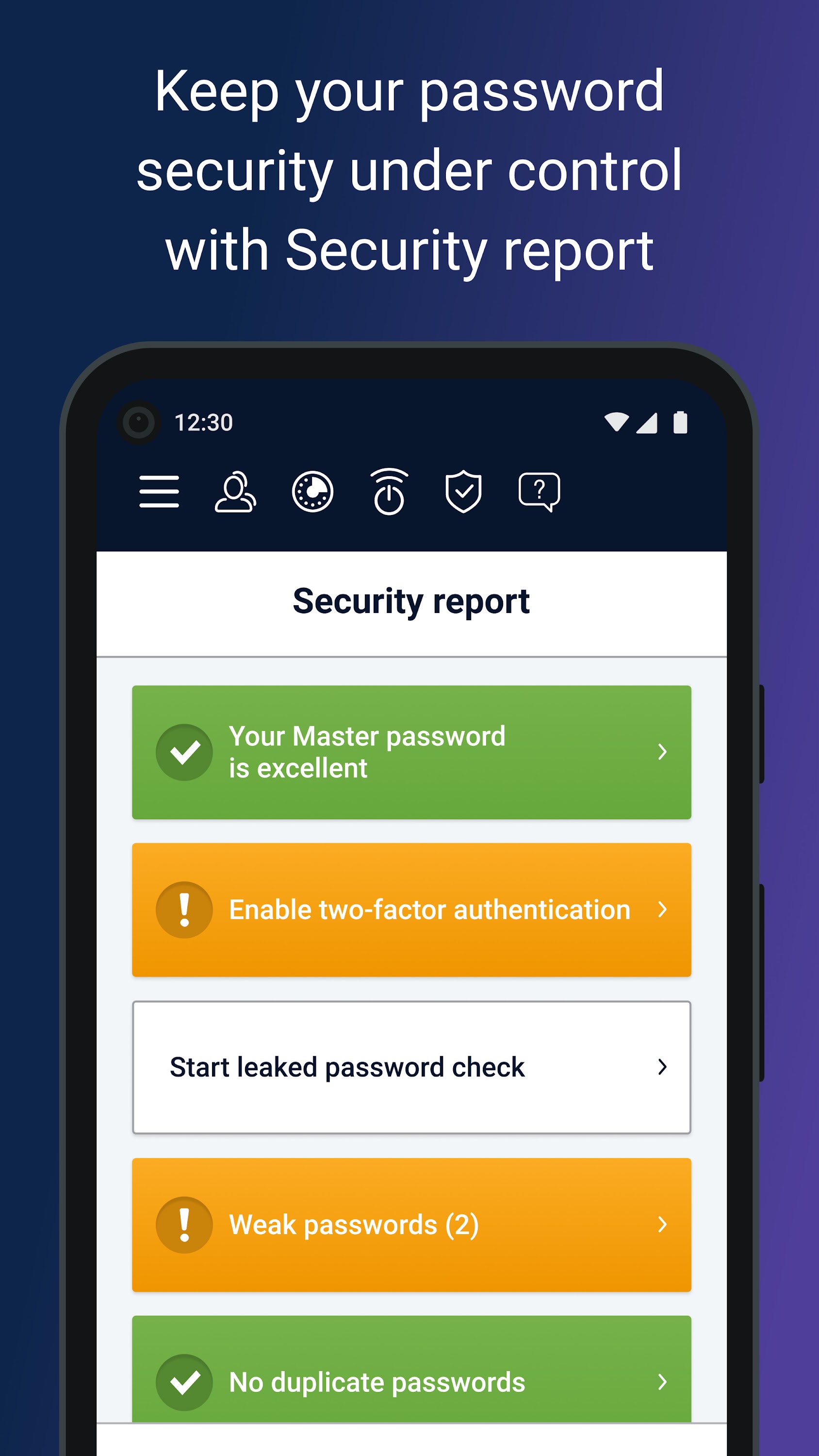 اسکرین شات 6 برنامه Bitdefender Password Manager
