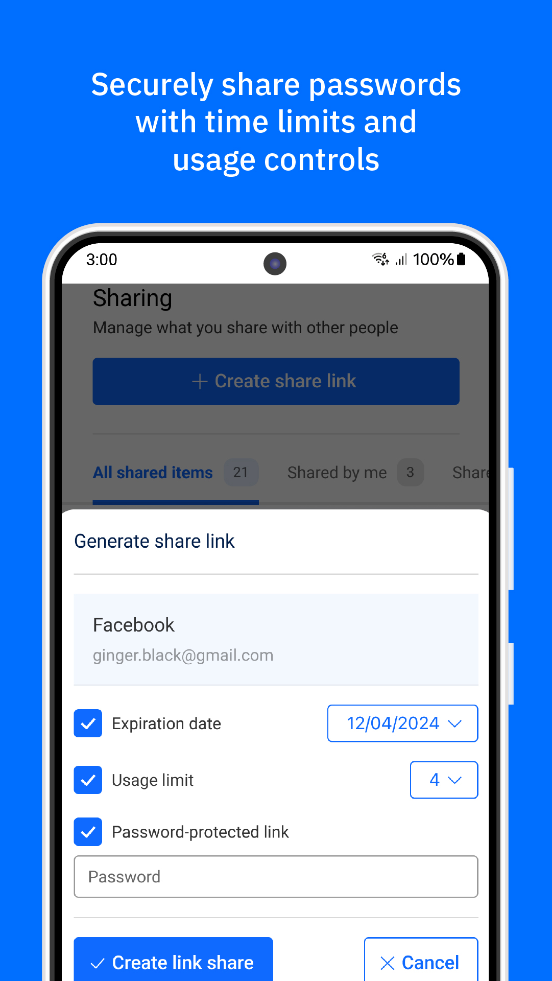 اسکرین شات 6 برنامه Bitdefender SecurePass