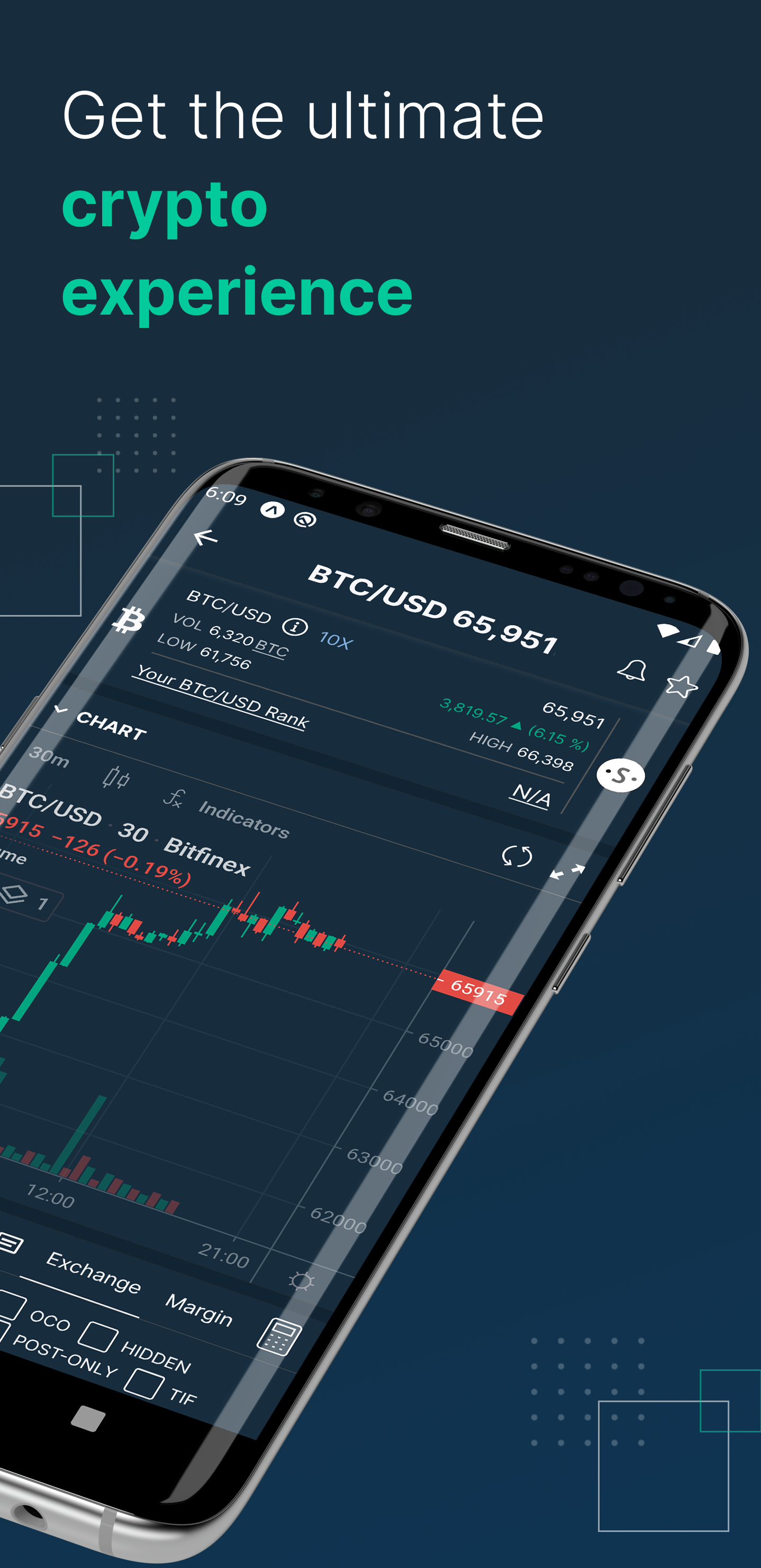 اسکرین شات 1 برنامه Bitfinex: Trade Digital Assets