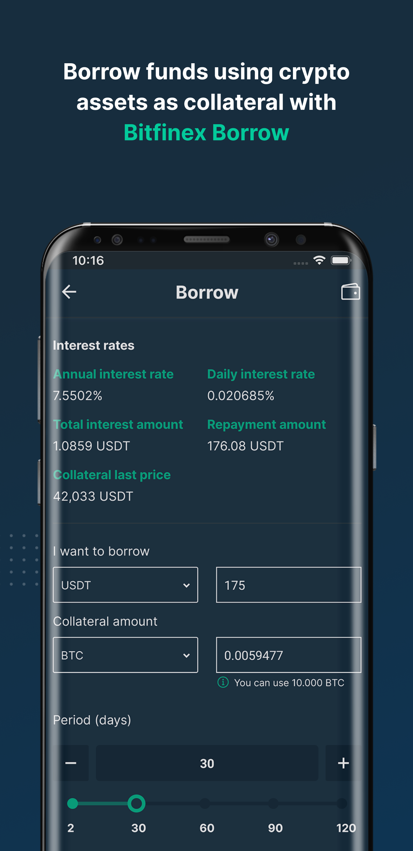اسکرین شات 5 برنامه Bitfinex: Trade Digital Assets