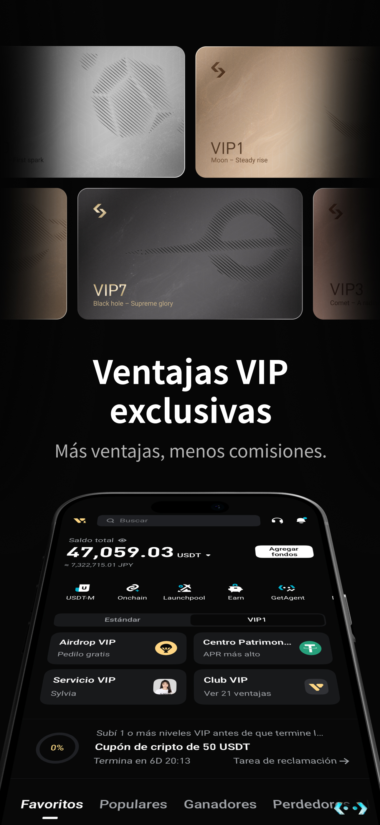 اسکرین شات 7 برنامه Bitget - Tradea BTC y cripto