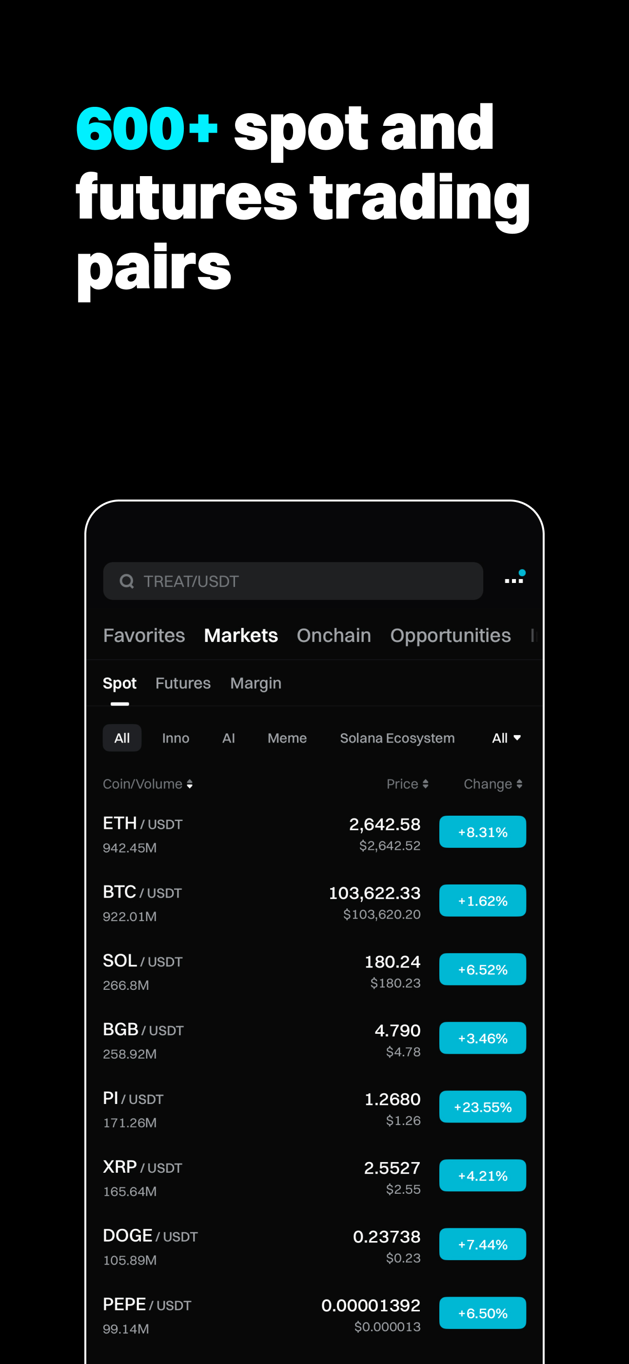 اسکرین شات 6 برنامه Bitget- Buy Crypto & Bitcoin