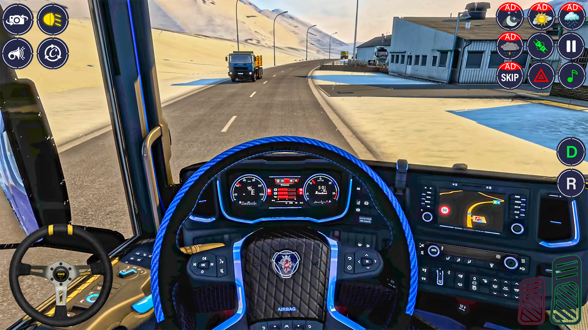 اسکرین شات 1 بازی Truck Driving Mega Truck Game