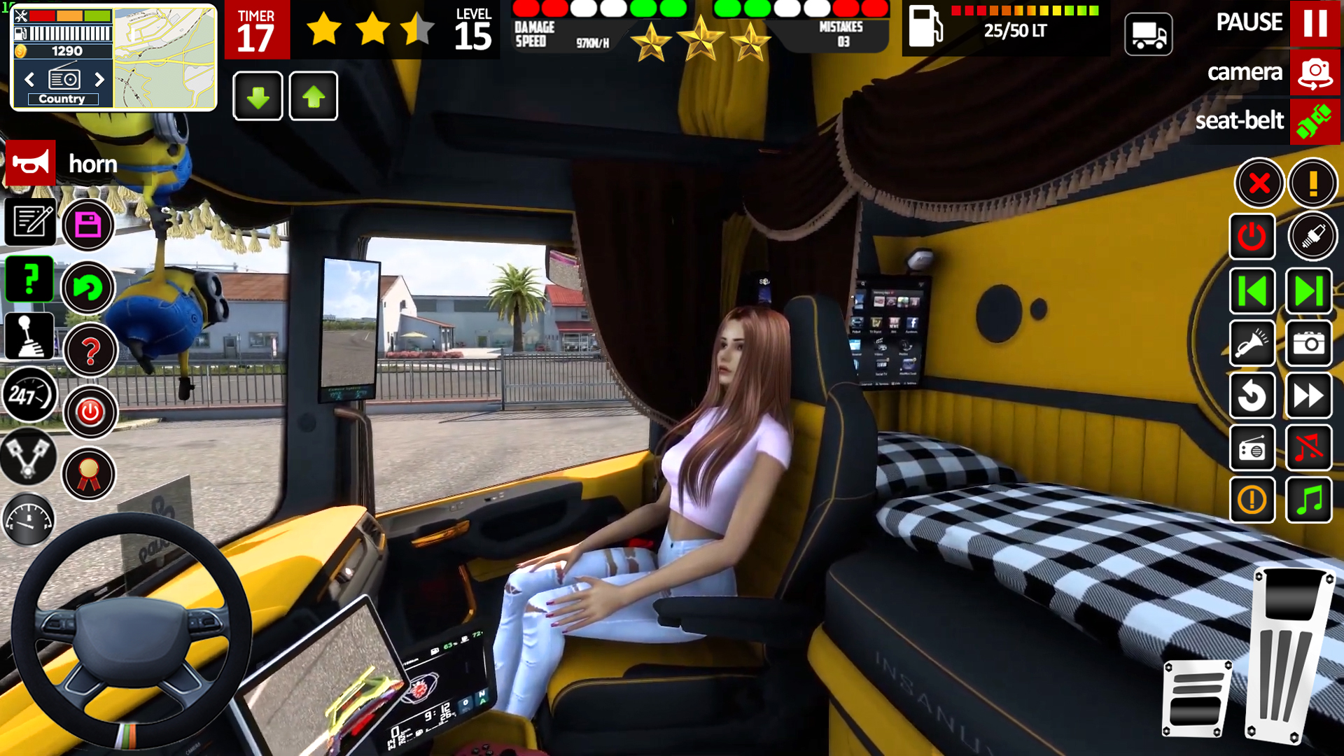 اسکرین شات 3 بازی Truck Driving Mega Truck Game