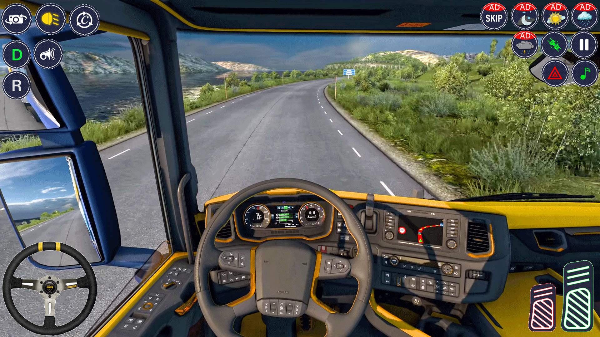 اسکرین شات 1 بازی Truck Driving Mega Truck Game