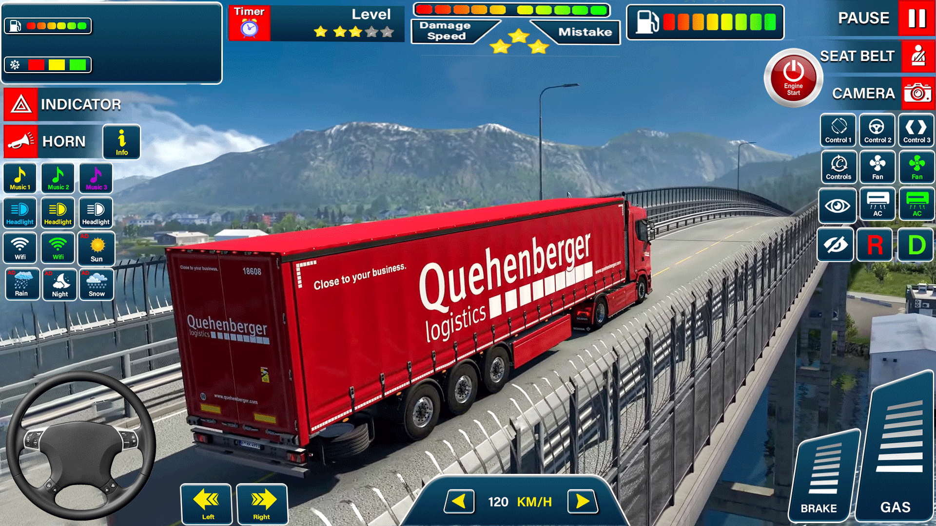 اسکرین شات 3 بازی Truck Driving Mega Truck Game