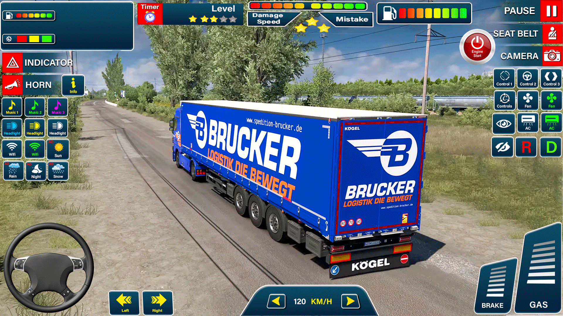 اسکرین شات 7 بازی Truck Driving Mega Truck Game