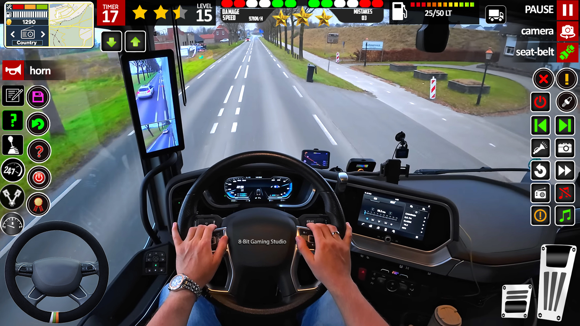 اسکرین شات 2 بازی Truck Driving Mega Truck Game