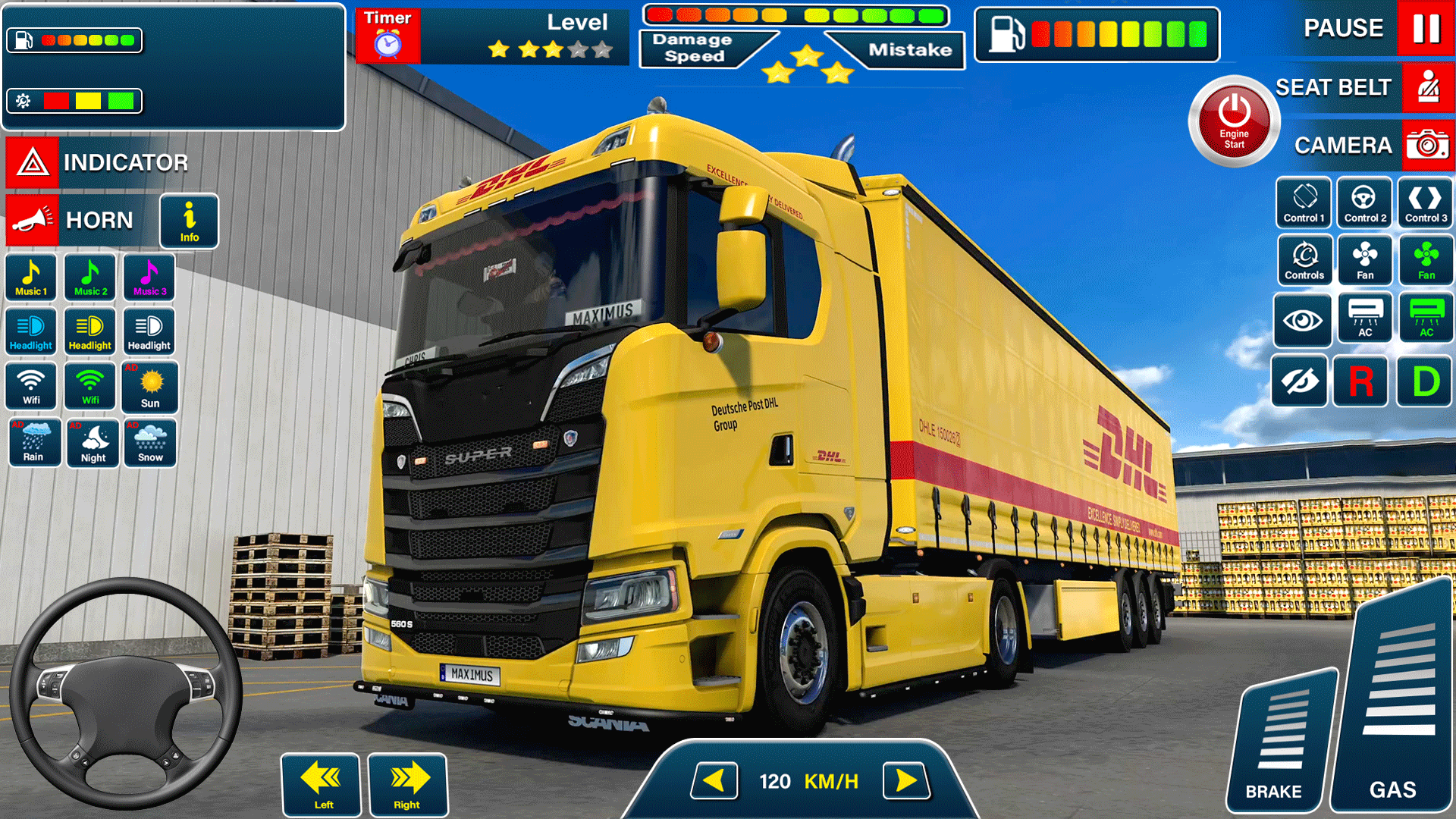 اسکرین شات 2 بازی Truck Driving Mega Truck Game