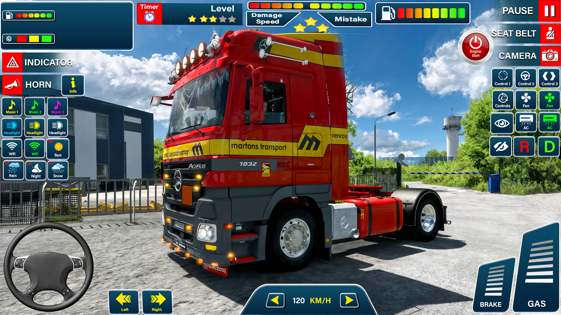 اسکرین شات 6 بازی Truck Driving Mega Truck Game