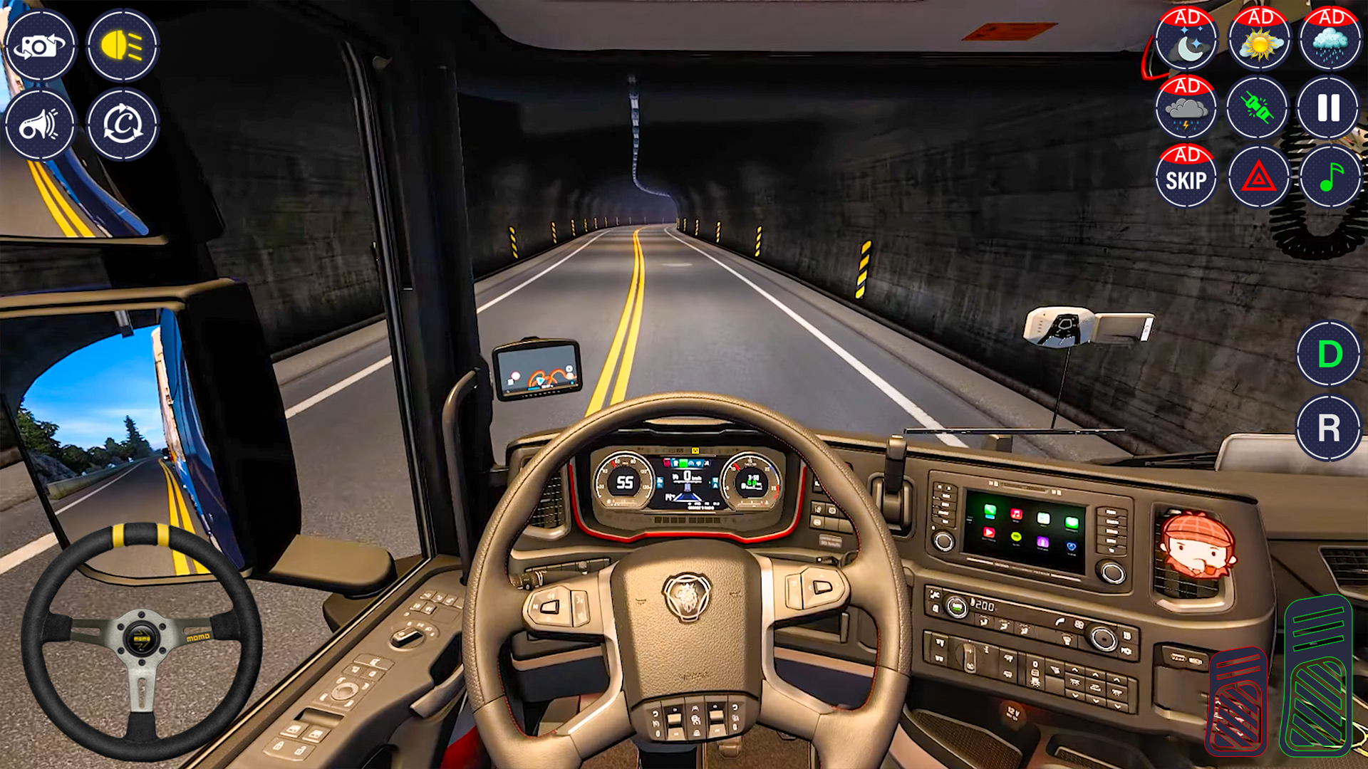 اسکرین شات 4 بازی Truck Driving Mega Truck Game
