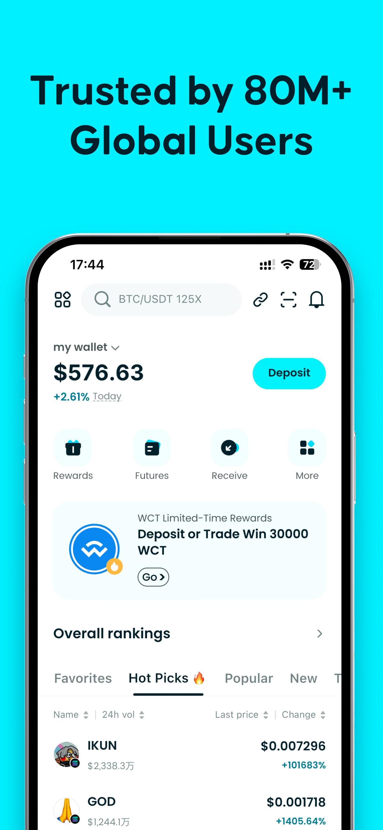 اسکرین شات 3 برنامه Bitget Wallet: Crypto, Bitcoin