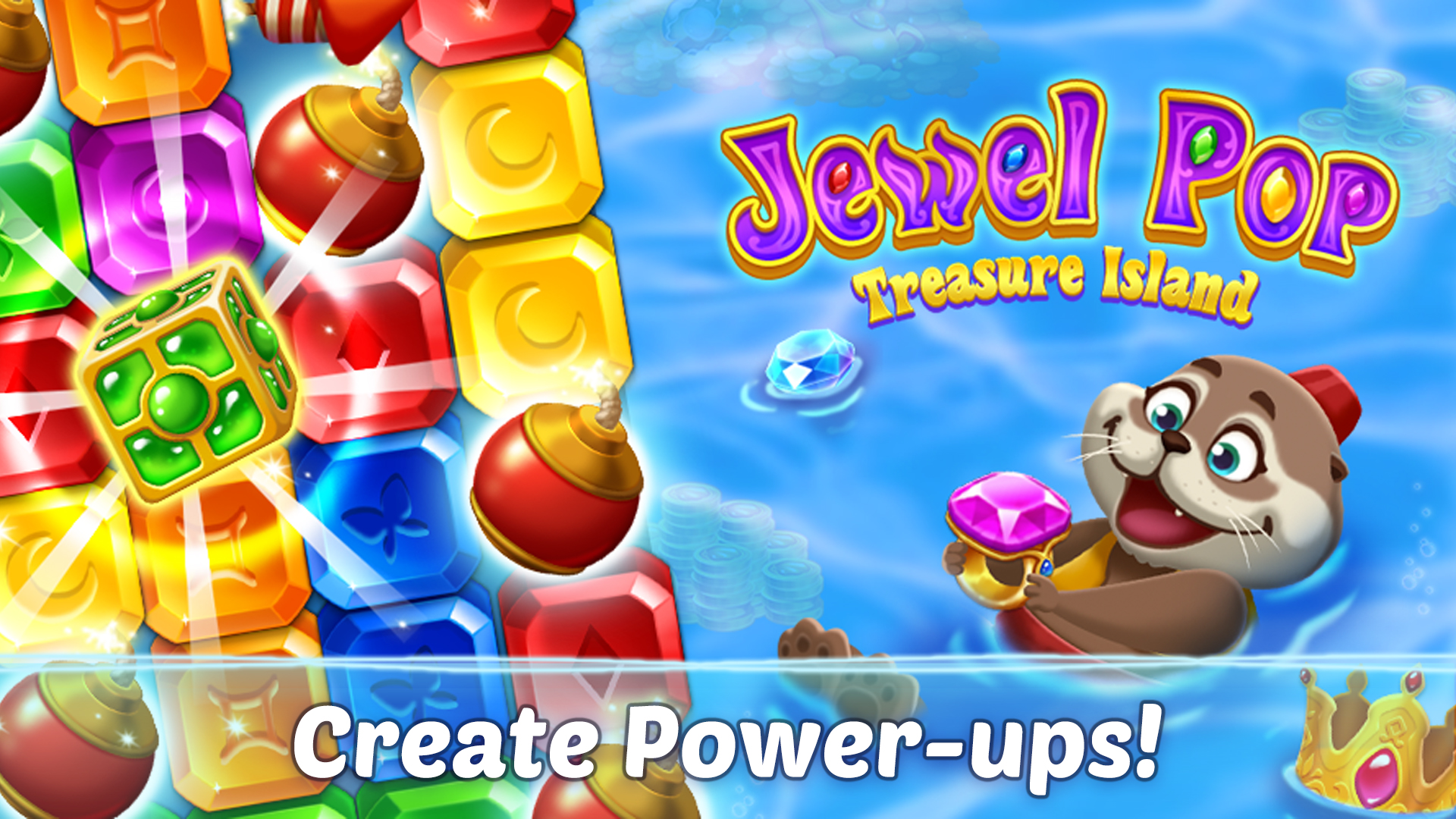 اسکرین شات 3 بازی Jewel Pop: Treasure Island