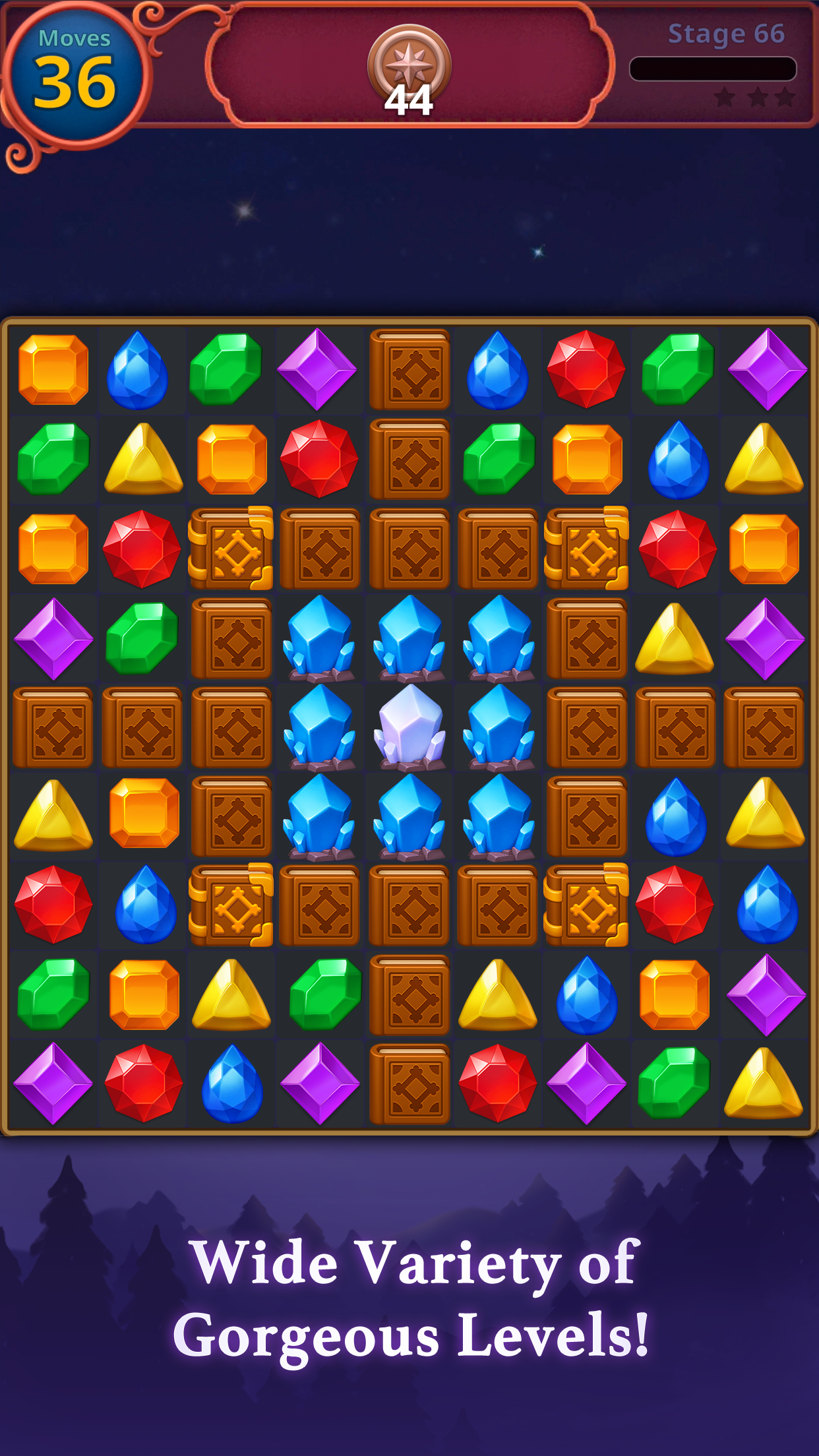 اسکرین شات 5 بازی Jewels Magic: Mystery Match3
