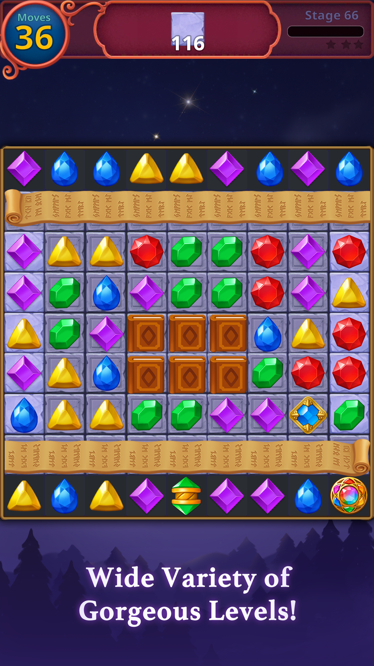 اسکرین شات 5 بازی Jewels Magic: Mystery Match3