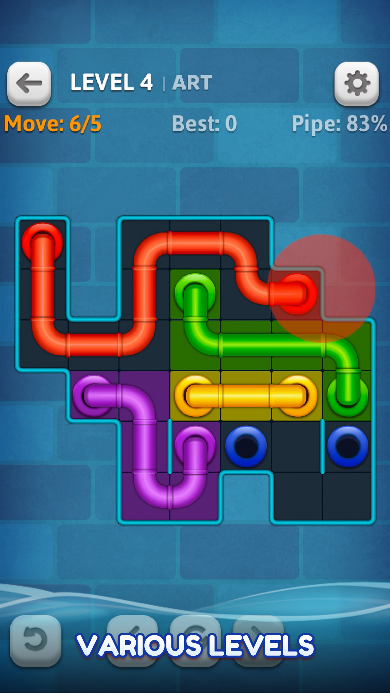 اسکرین شات 5 بازی Line Puzzle: Pipe Art
