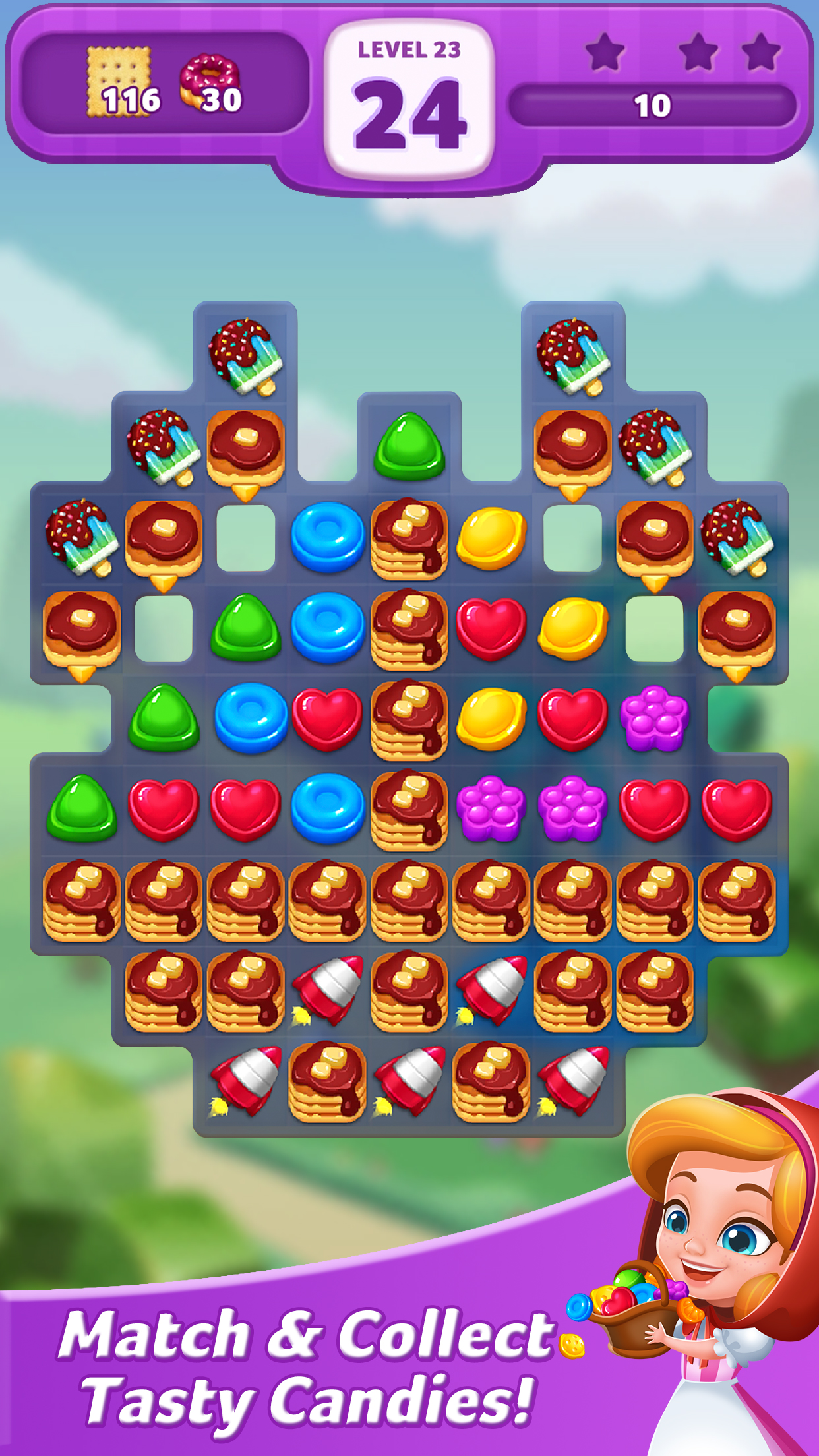 اسکرین شات 4 بازی Lollipop: Sweet Taste Match 3