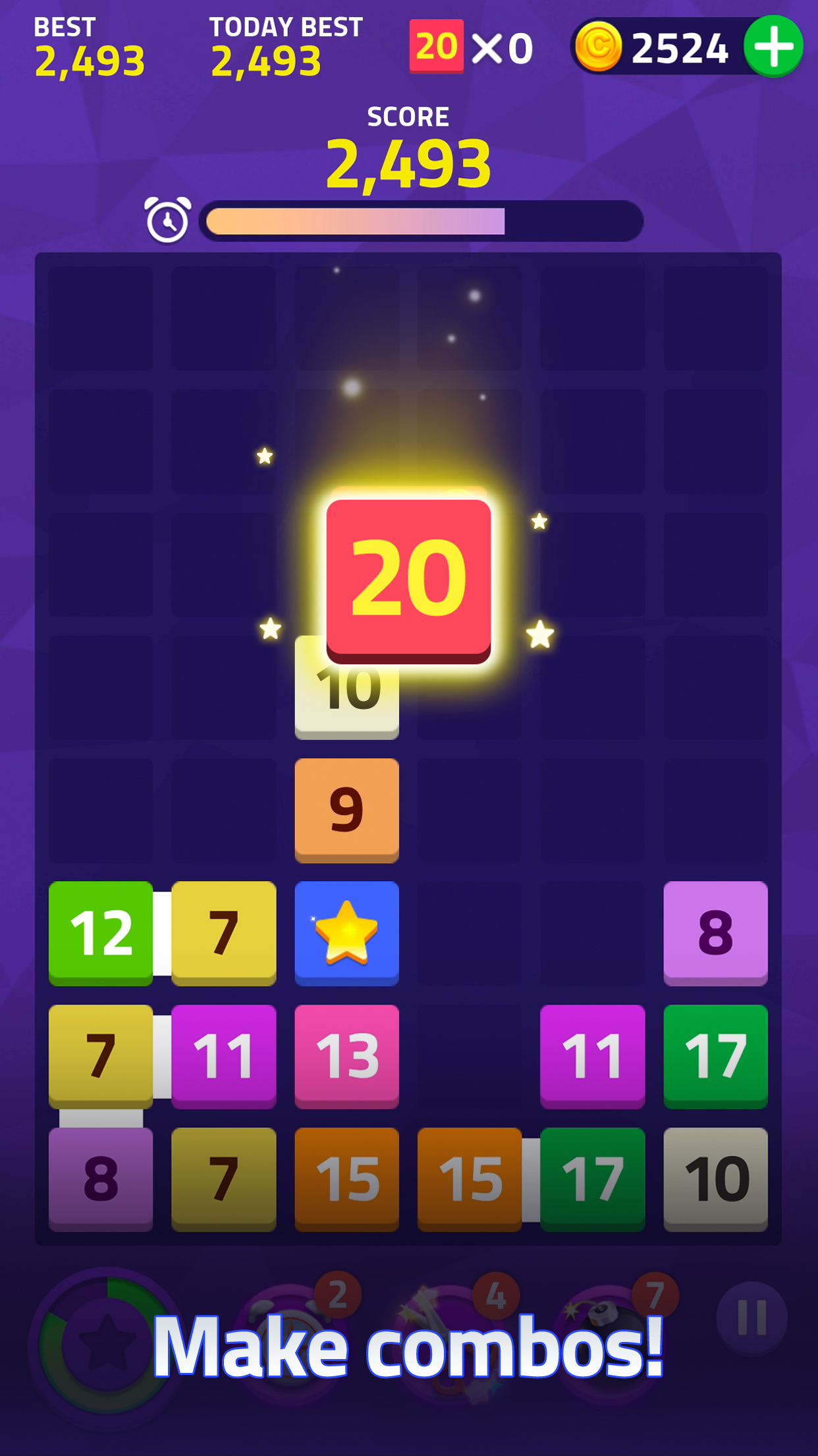 اسکرین شات 4 بازی Merge Block: Star Finders