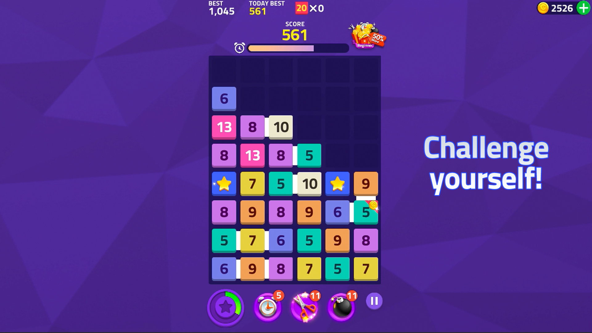 اسکرین شات 2 بازی Merge Block: Star Finders