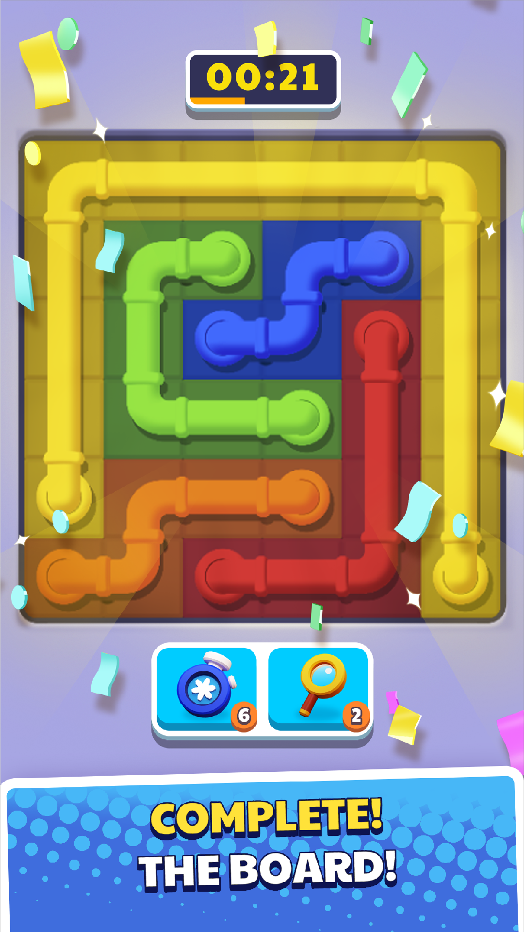 اسکرین شات 2 بازی Connect Pipe! Color Line Game