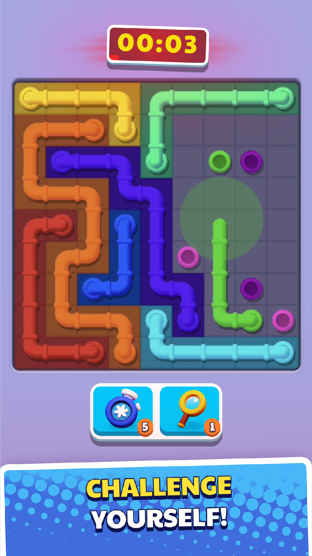 اسکرین شات 4 بازی Connect Pipe! Color Line Game